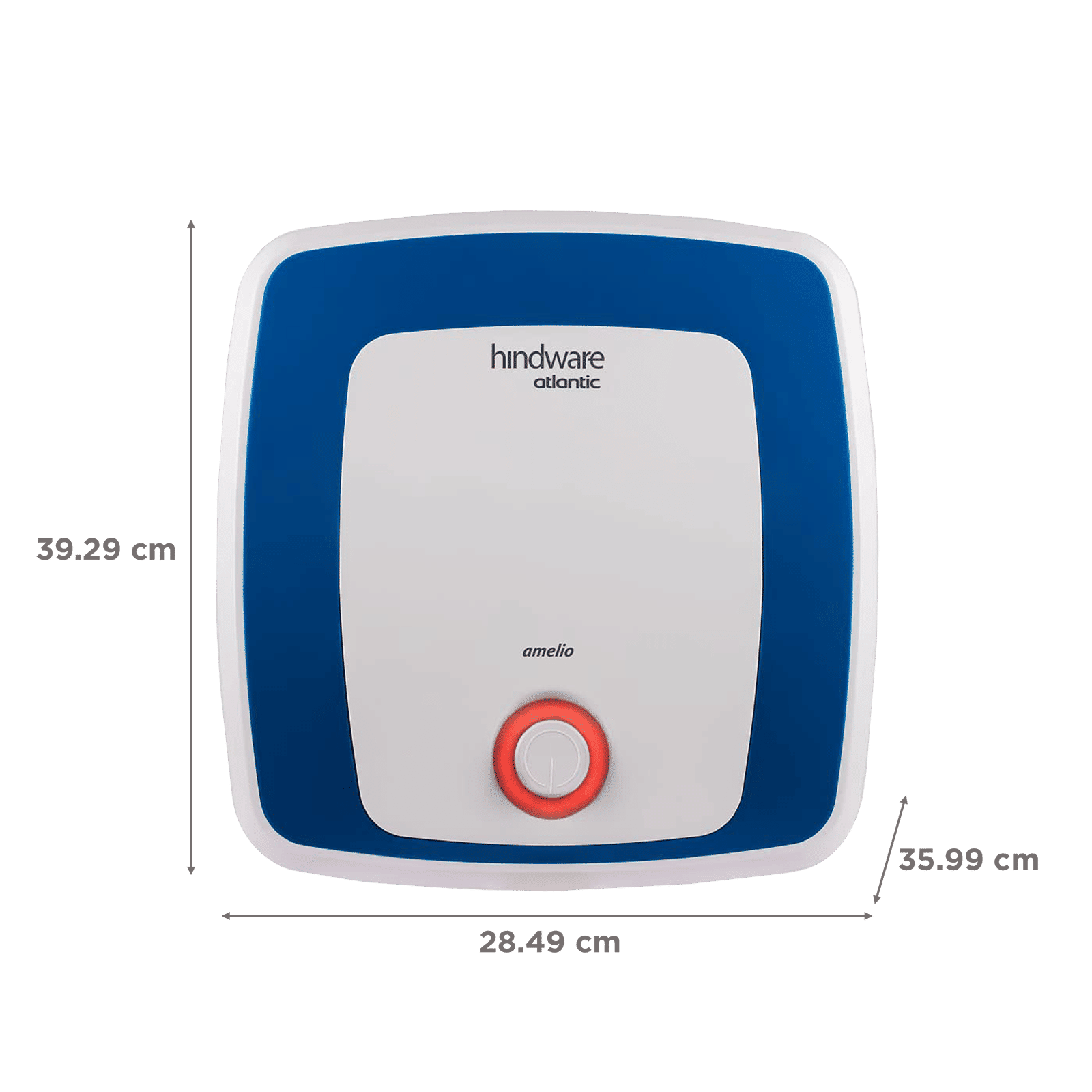 hindware Atlantic Amelio 10 Litres 5 Star Vertical Storage Water Geyser with Built-in Thermostat (White)_2