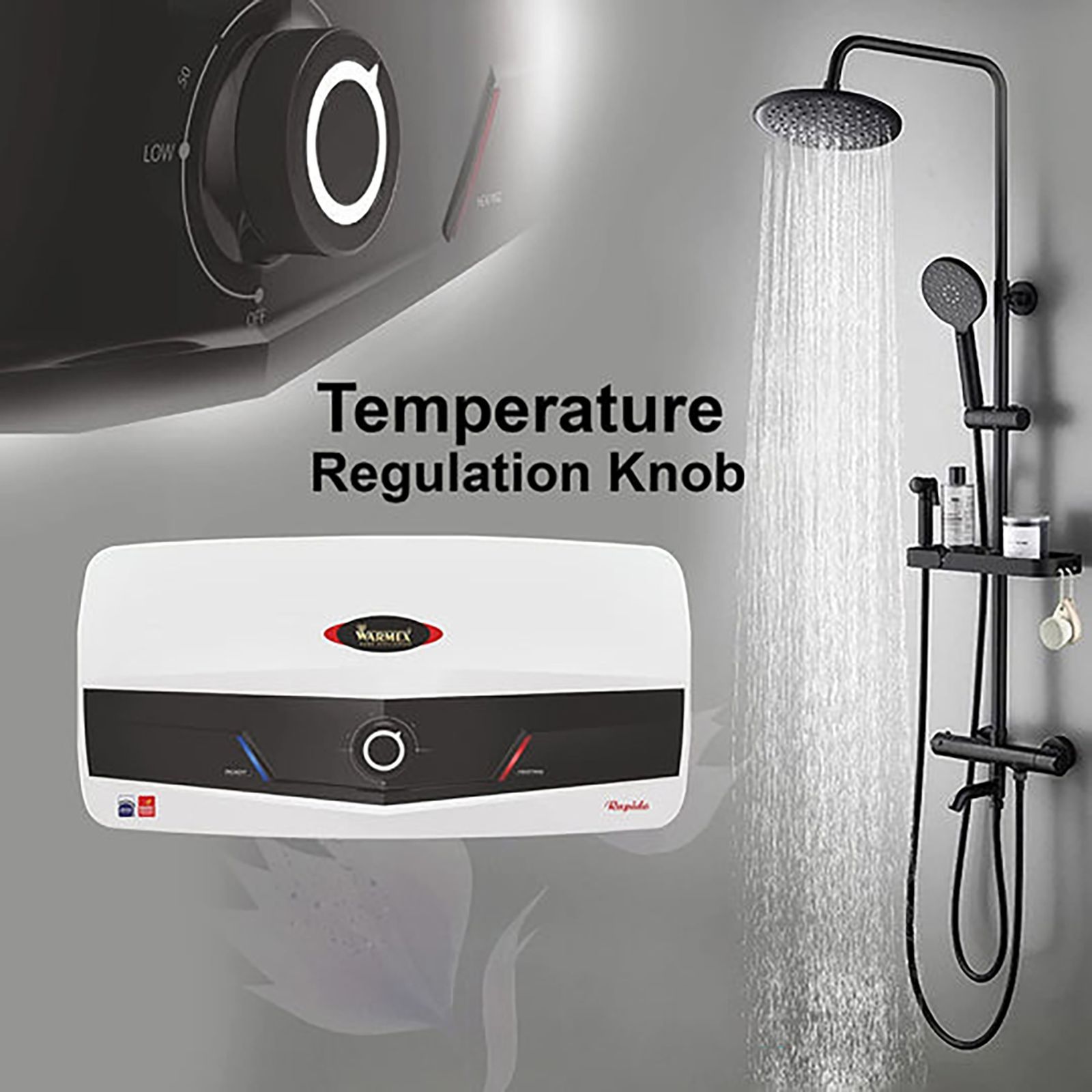 WARMEX Rapido 20 Litres 5 Star Storage Water Geyser (2500 Watts, White)_6