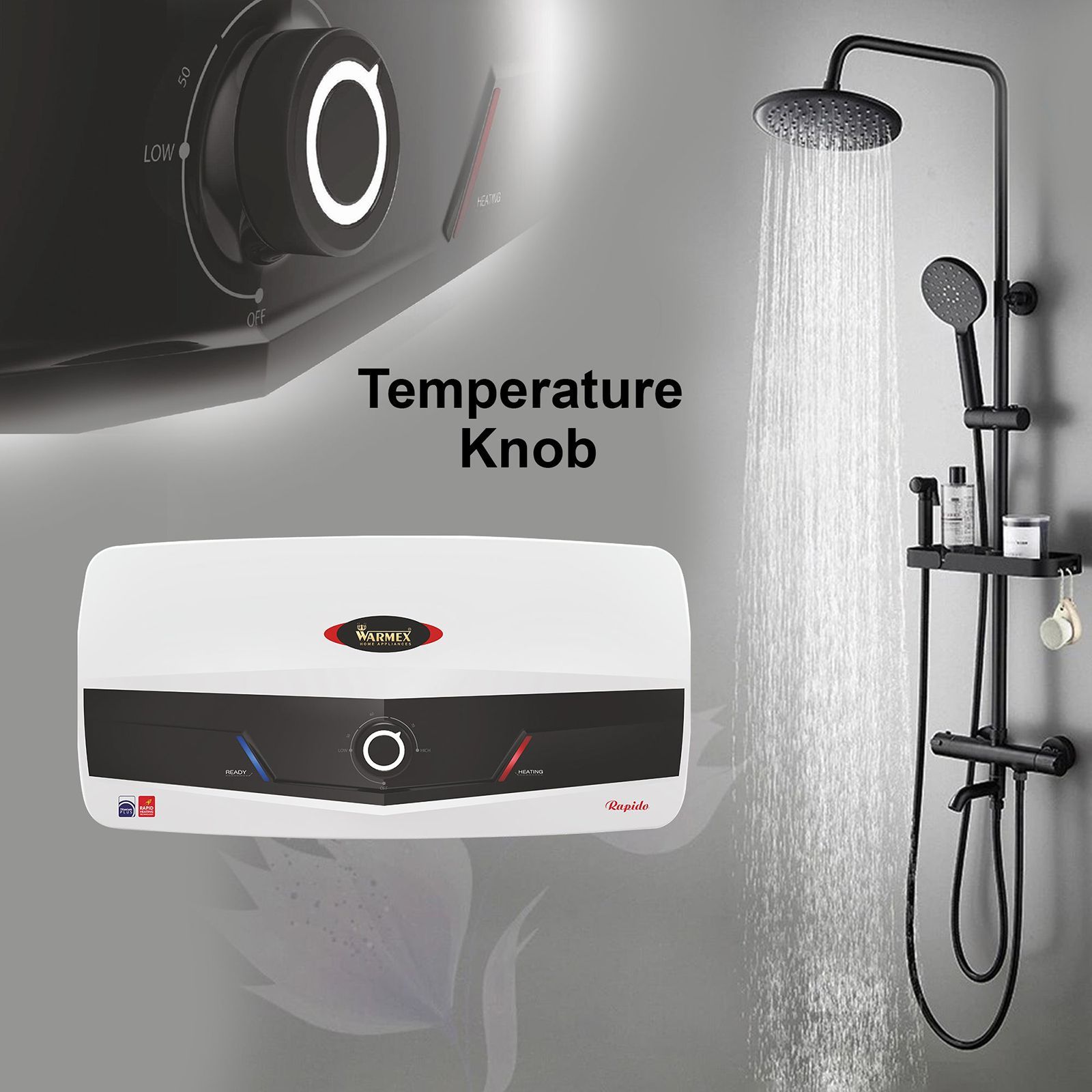 WARMEX Rapido 30 25 Litres 5 Star Storage Water Geyser (2500 Watts, White and Black) WARMEX Rapido 30 25 Litres 5 Star Storage Water Geyser (2500 Watts, White and Black)_9