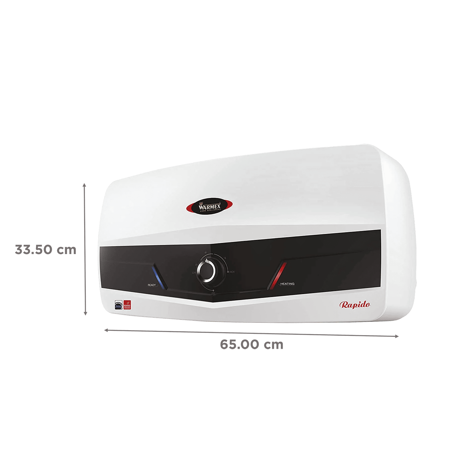 WARMEX Rapido 30 25 Litres 5 Star Storage Water Geyser (2500 Watts, White and Black) WARMEX Rapido 30 25 Litres 5 Star Storage Water Geyser (2500 Watts, White and Black)_2