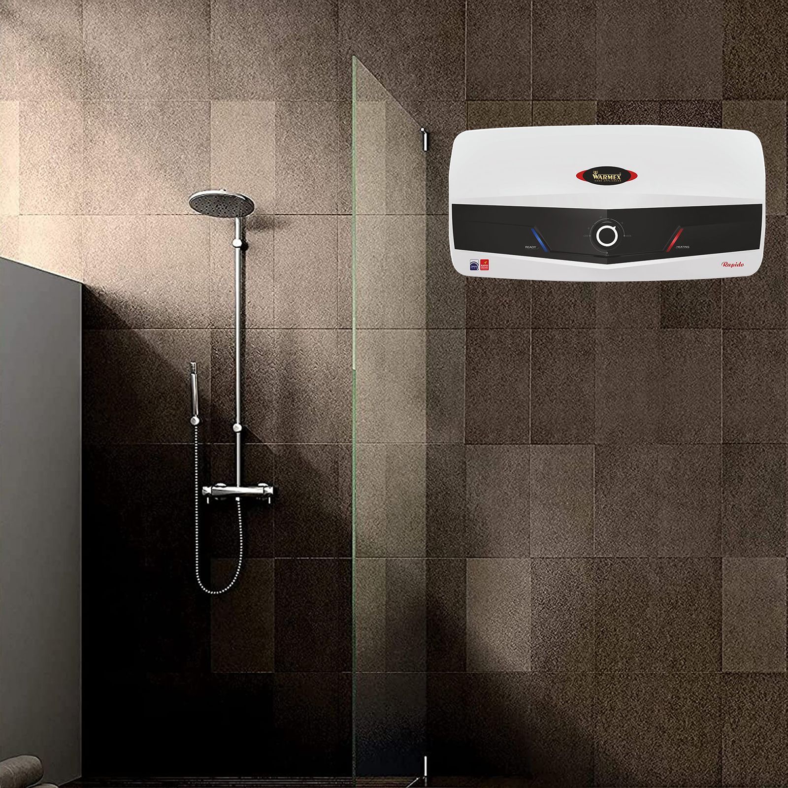 WARMEX Rapido 30 25 Litres 5 Star Storage Water Geyser (2500 Watts, White and Black) WARMEX Rapido 30 25 Litres 5 Star Storage Water Geyser (2500 Watts, White and Black)_6