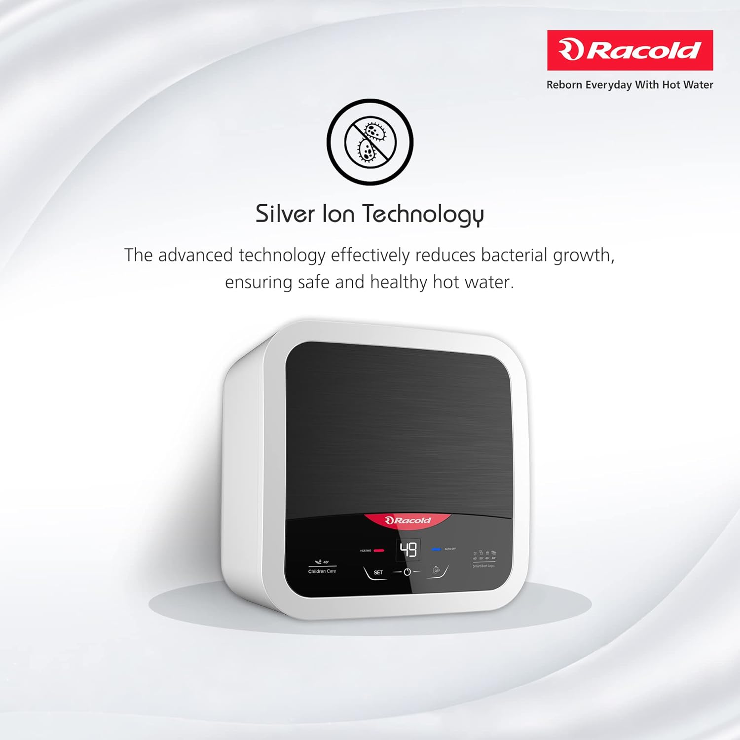 Racold Omnis DG 10 Litre 5 Star Vertical Storage Geyser with Silver lon Technology (Black)_9