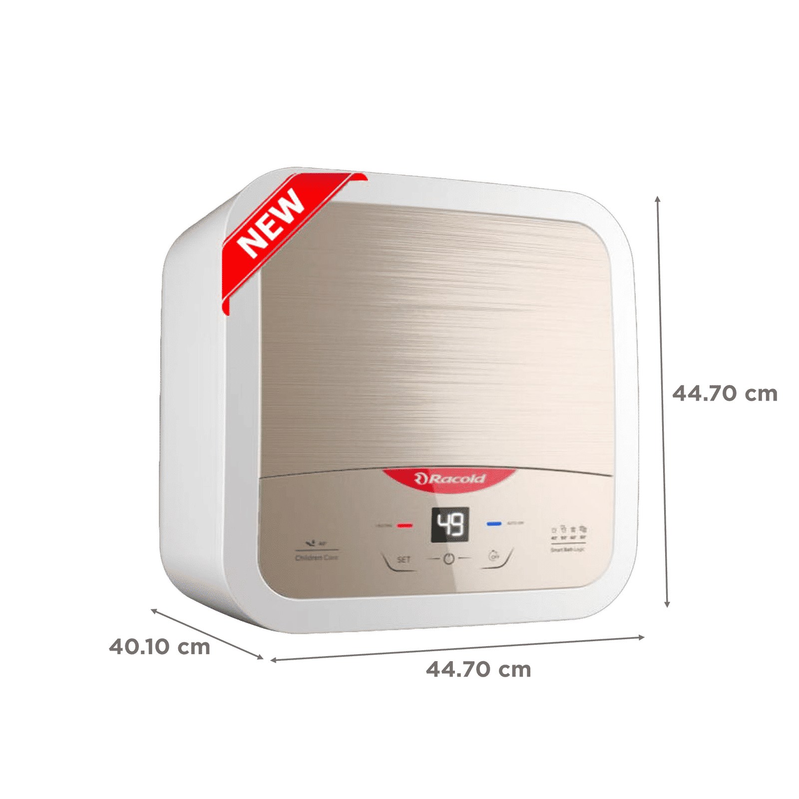 Racold Omnis DG 25 Litres 5 Star Vertical Storage Water Geyser with Built-in Thermostat (Sandstorm Gold)_2