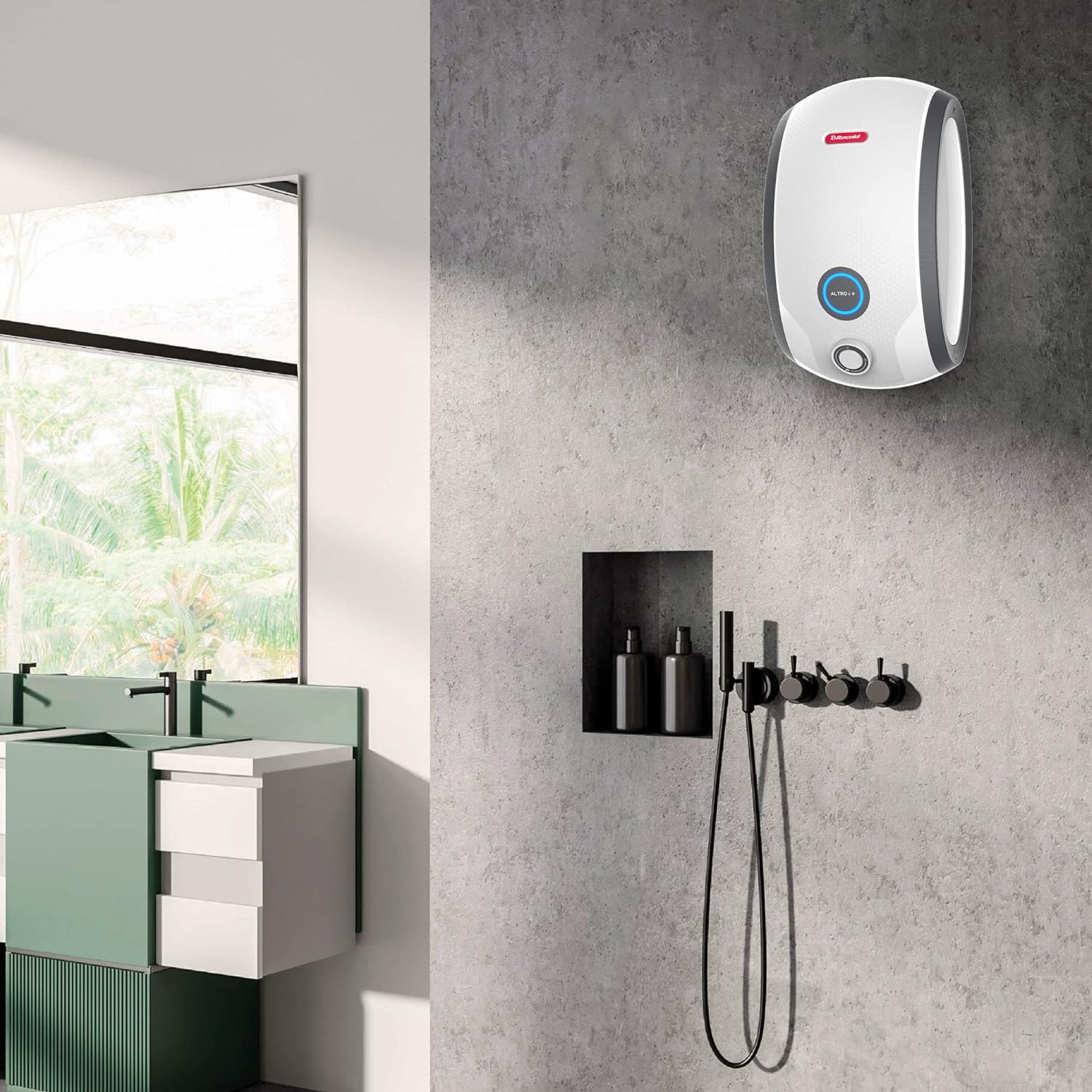 Racold Altro i Plus 3 Litres Instant Water Geyser (4500 Watts, 3803274, White and Grey)_7