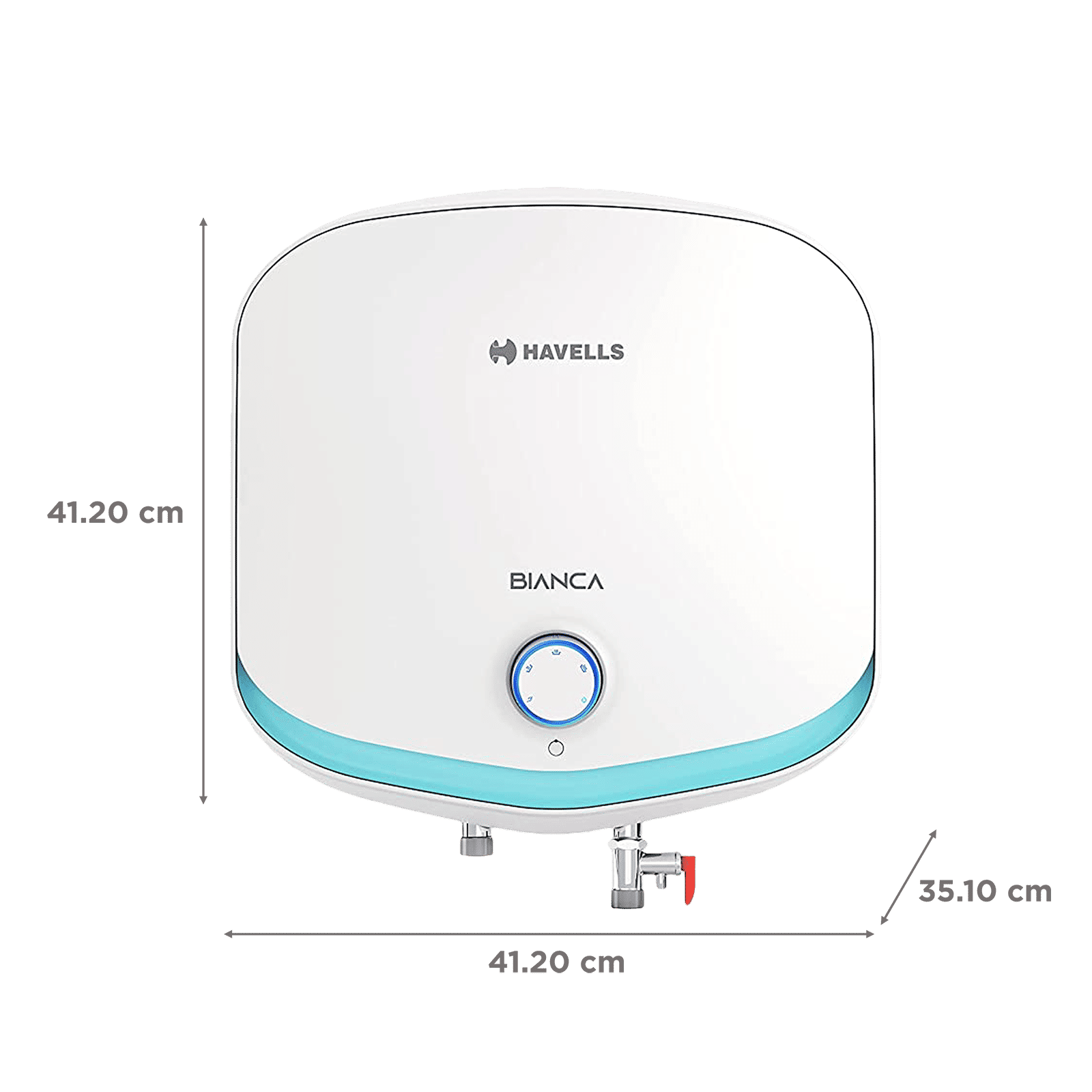 HAVELLS Bianca 15 Litre 5 Star Vertical Storage Geyser with Whirl Flow Technology (White & Blue)_2