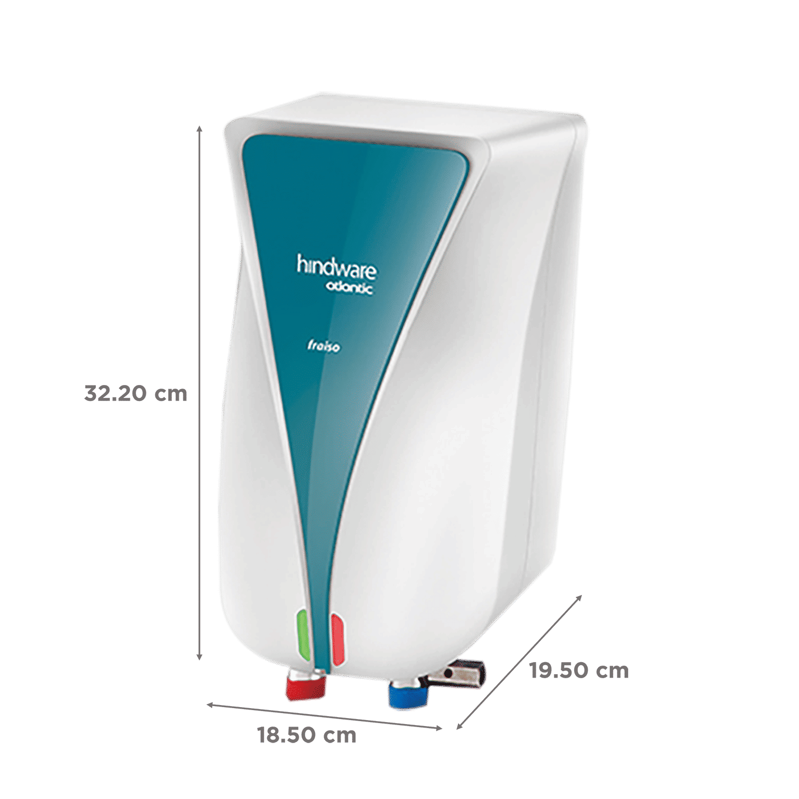 hindware Atlantic Fraiso 3 Litres Instant Water Geyser (3000 Watts, 519566, Turquoise and White)_2