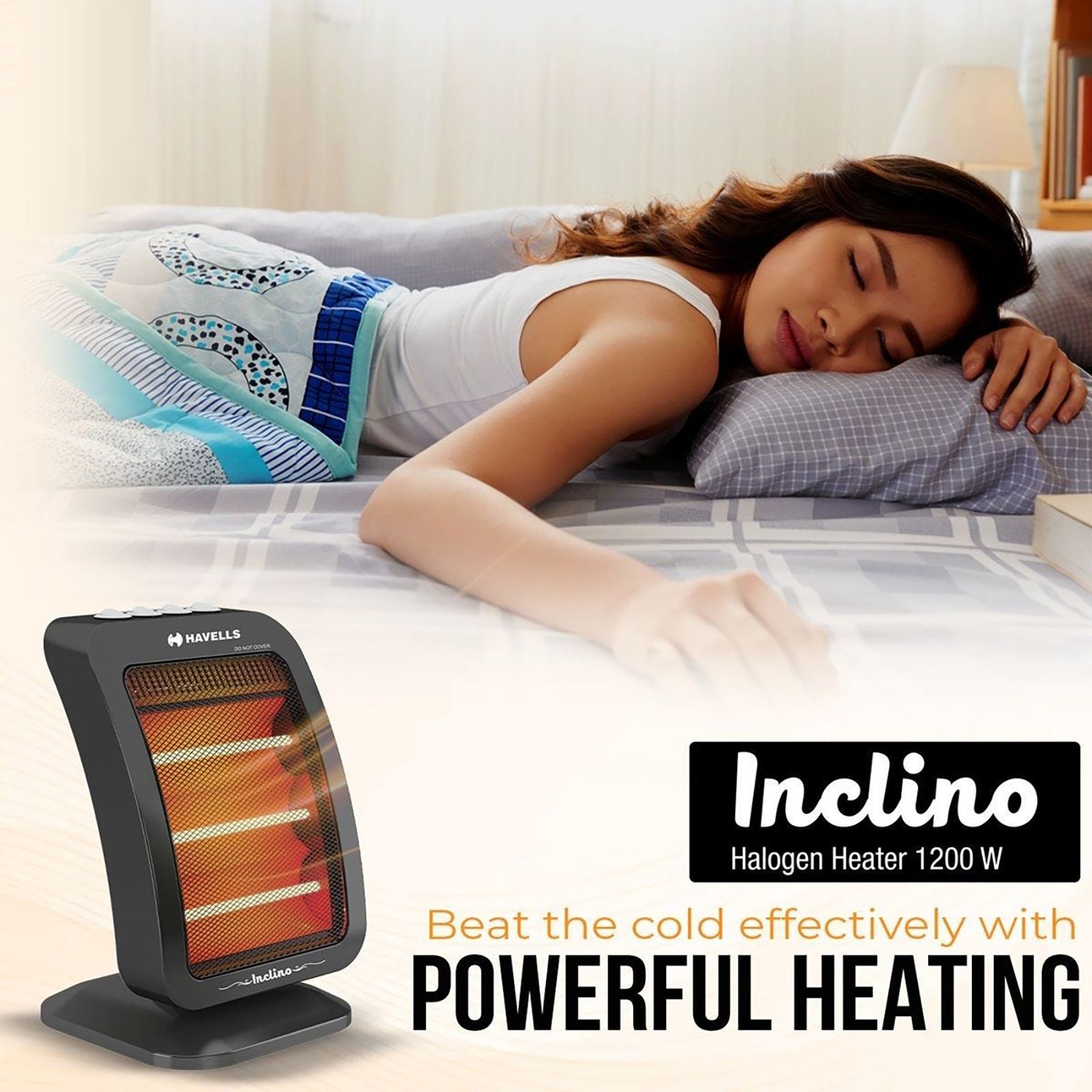 HAVELLS Inclino 1200W Halogen Room Heater with Oscillation Function (Rust Free Reflector_11