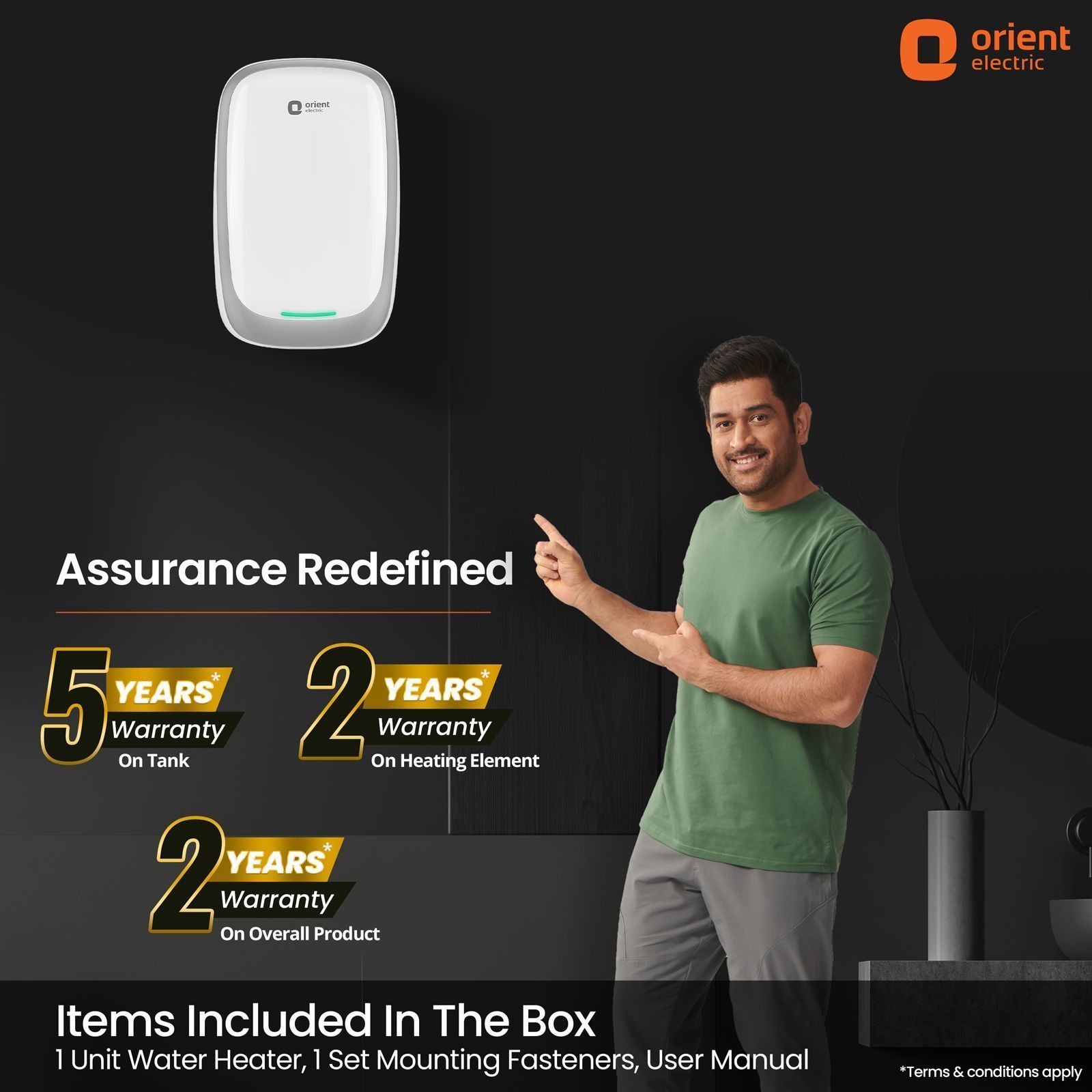 Orient Aura Plus 3 Litre Vertical Instant Geyser with 5 Level Safety Shield (White and Grey) Orient Aura Plus 3 Litre Vertical Instant Geyser with 5 Level Safety Shield (White and Grey)_10