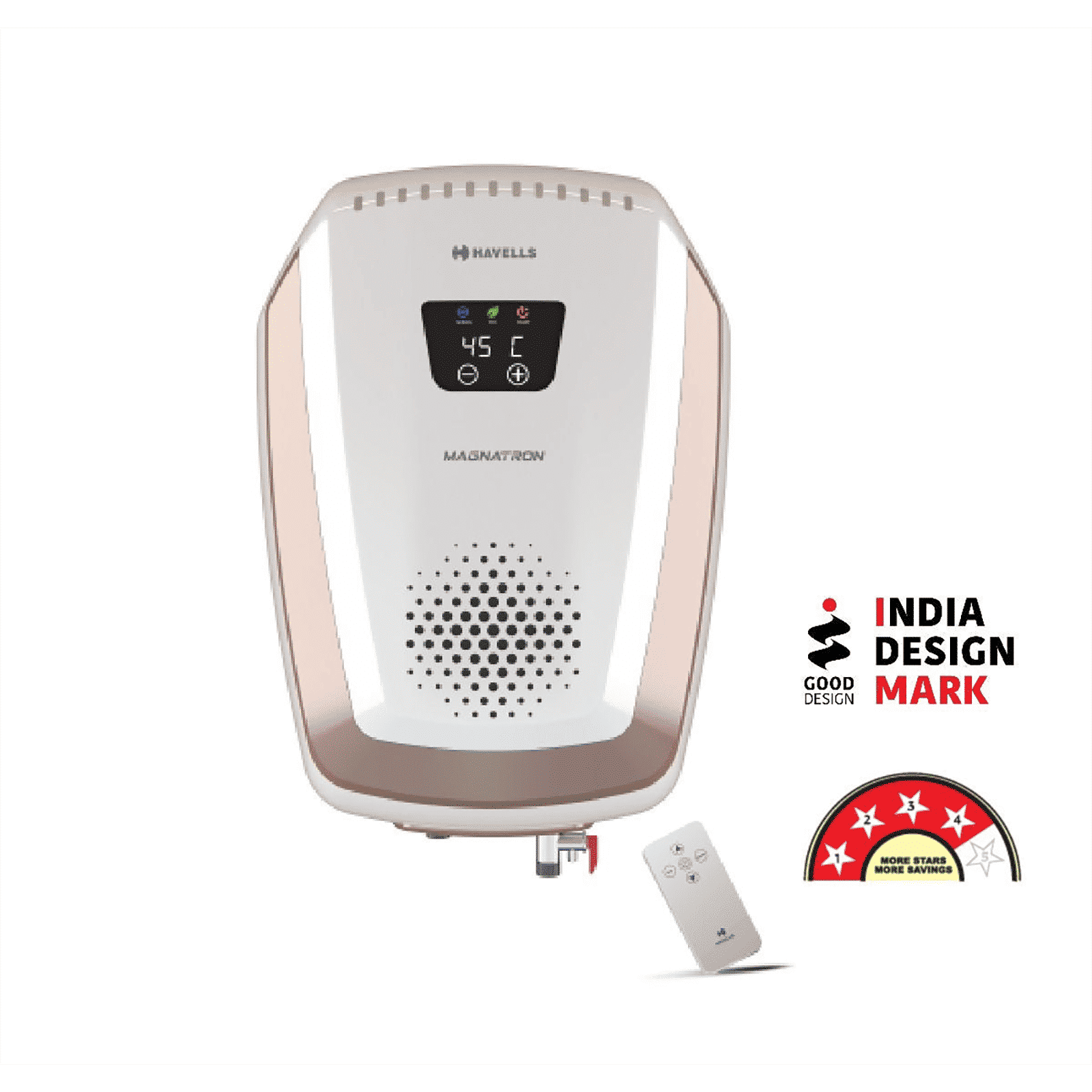 HAVELLS Magnatron 15 Litre 4 Star Vertical Storage Geyser with Overheat Protection (White Champagne Gold) HAVELLS Magnatron 15 Litre 4 Star Vertical Storage Geyser with Overheat Protection (White Champagne Gold)_11