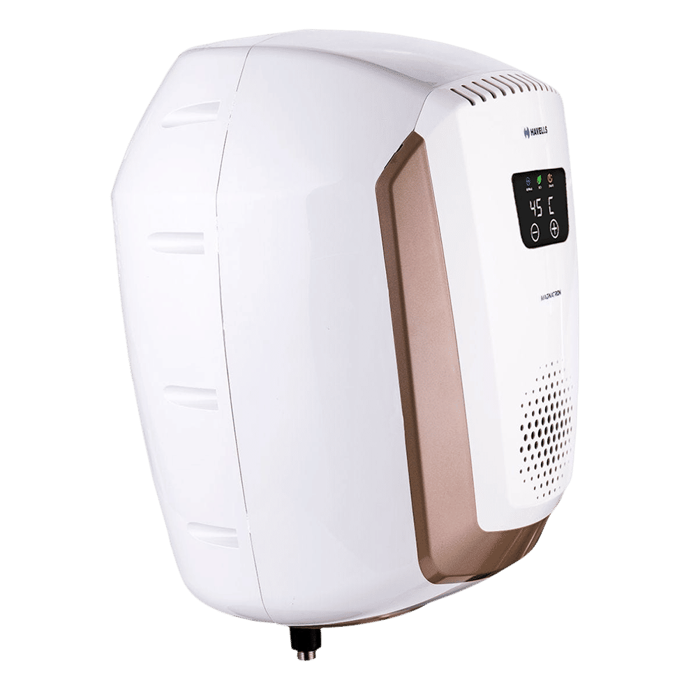HAVELLS Magnatron 15 Litre 4 Star Vertical Storage Geyser with Overheat Protection (White Champagne Gold) HAVELLS Magnatron 15 Litre 4 Star Vertical Storage Geyser with Overheat Protection (White Champagne Gold)_4