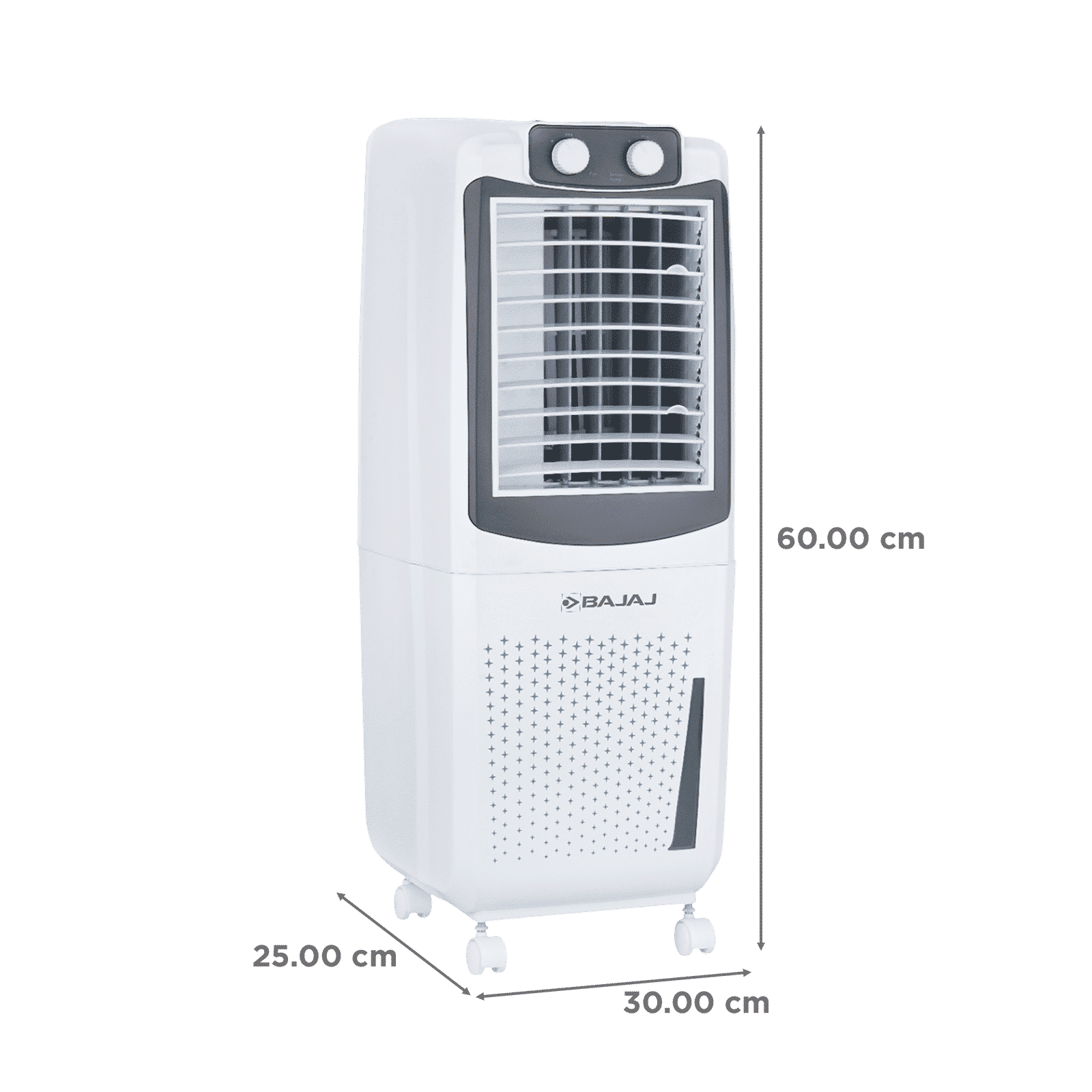 BAJAJ PMH18 DLX 18 Litres Tower Air Cooler with 3 Speed Selection (Anti Bacterial Hexacool Master, White)_2