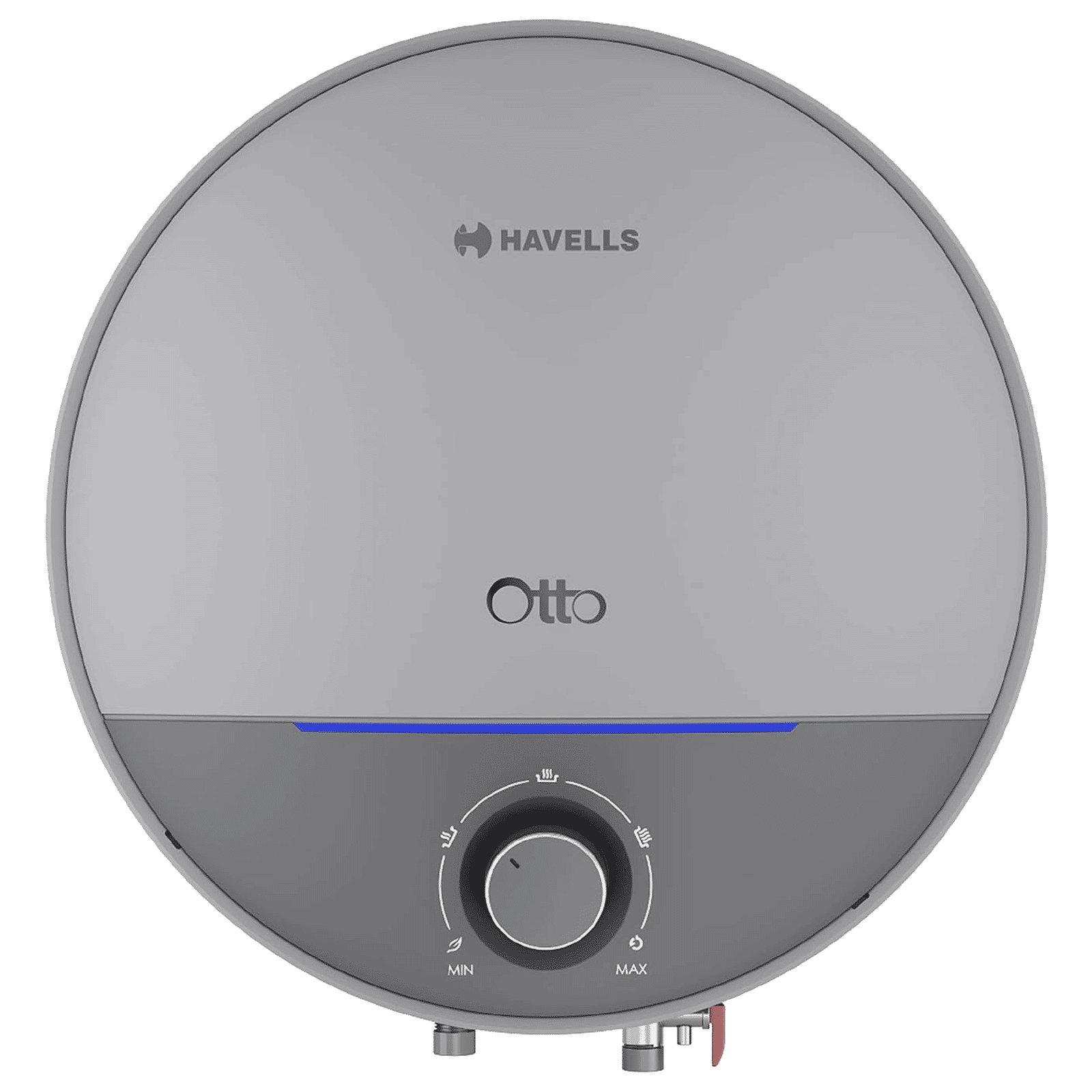 HAVELLS Otto 25 Litre 5 Star Vertical Storage Geyser with Whirl Flow Technology (Silver Grey)_1