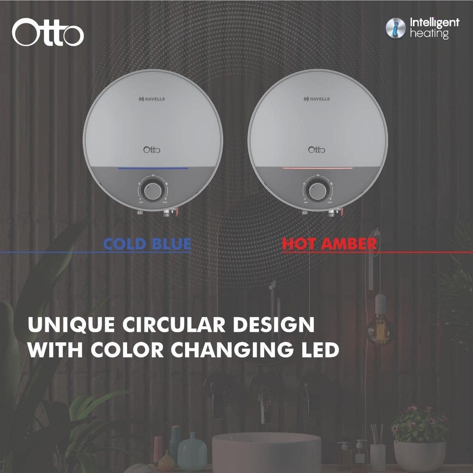 HAVELLS Otto 10 Litre 5 Star Vertical Storage Geyser with Whirl Flow Technology (Silver Grey)_9