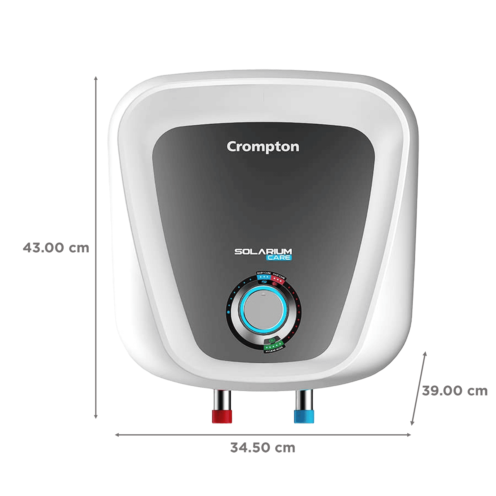 Crompton Solarium Care 10 Litre 5 Star Vertical Storage Geyser with Advanced 3 Level Safety (White)_2