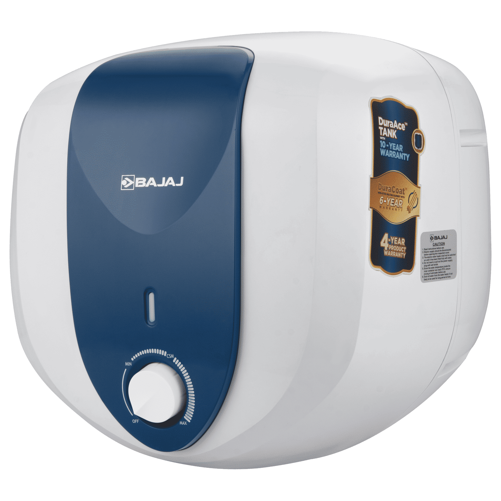 BAJAJ Armor Series Pentacle 25 Litre 5 Star Vertical Storage Geyser with Swirl Flow Technology (White and Blue)_6