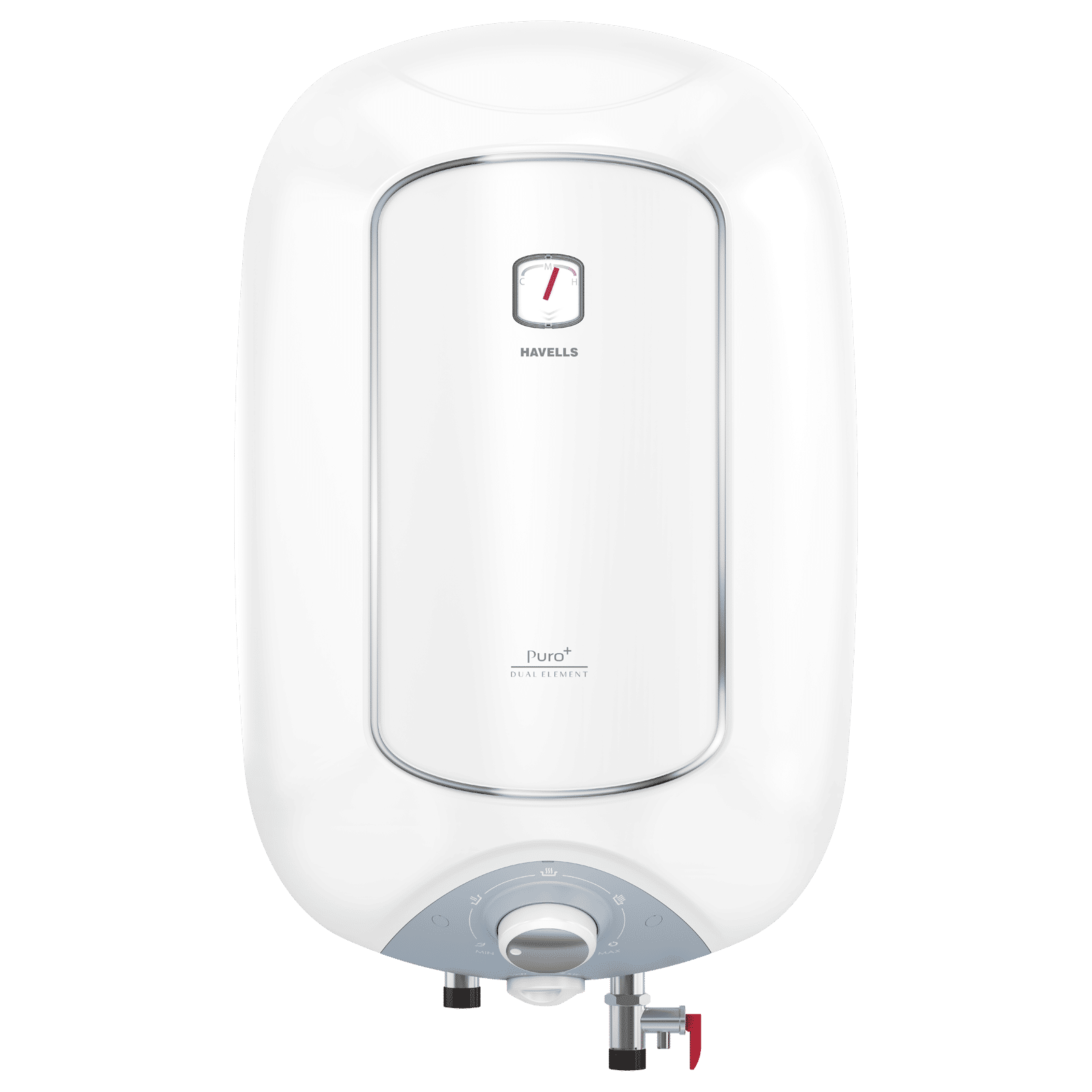 HAVELLS Puro PLus 15 Litre 4 Star Vertical Storage Geyser with High Density PUF Insualtion (White)_1