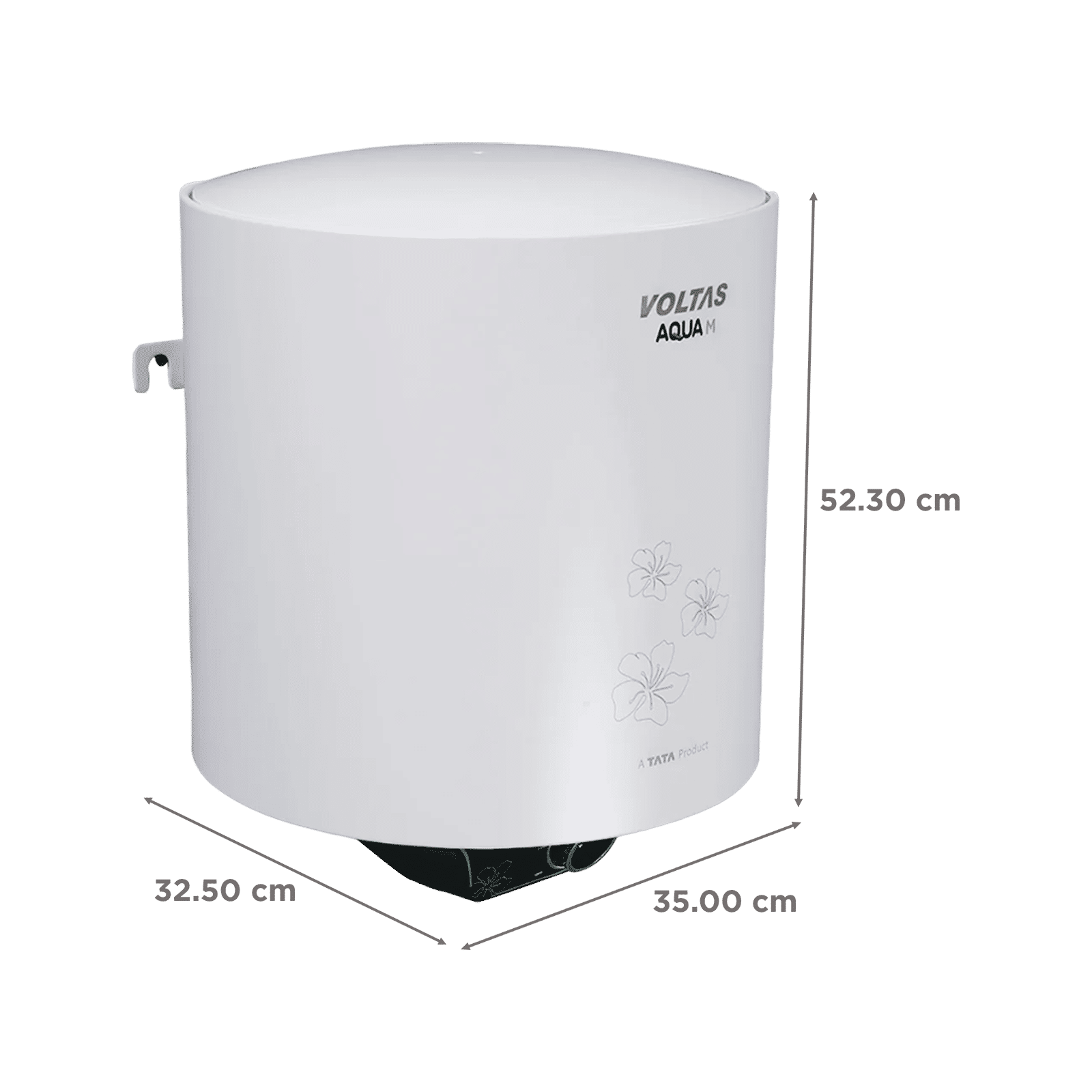 VOLTAS Aqua M 15 Litre 5 Star Vertical Storage Geyser with Quartzline Coating (Grey)_2