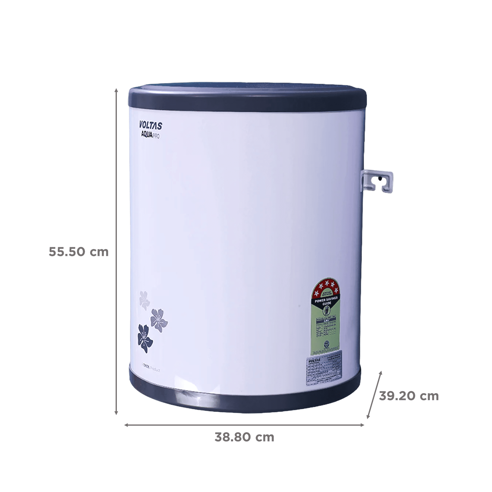 VOLTAS Aqua Pro 25 Litre 5 Star Vertical Storage Geyser with Intelligent Design (Grey)_2