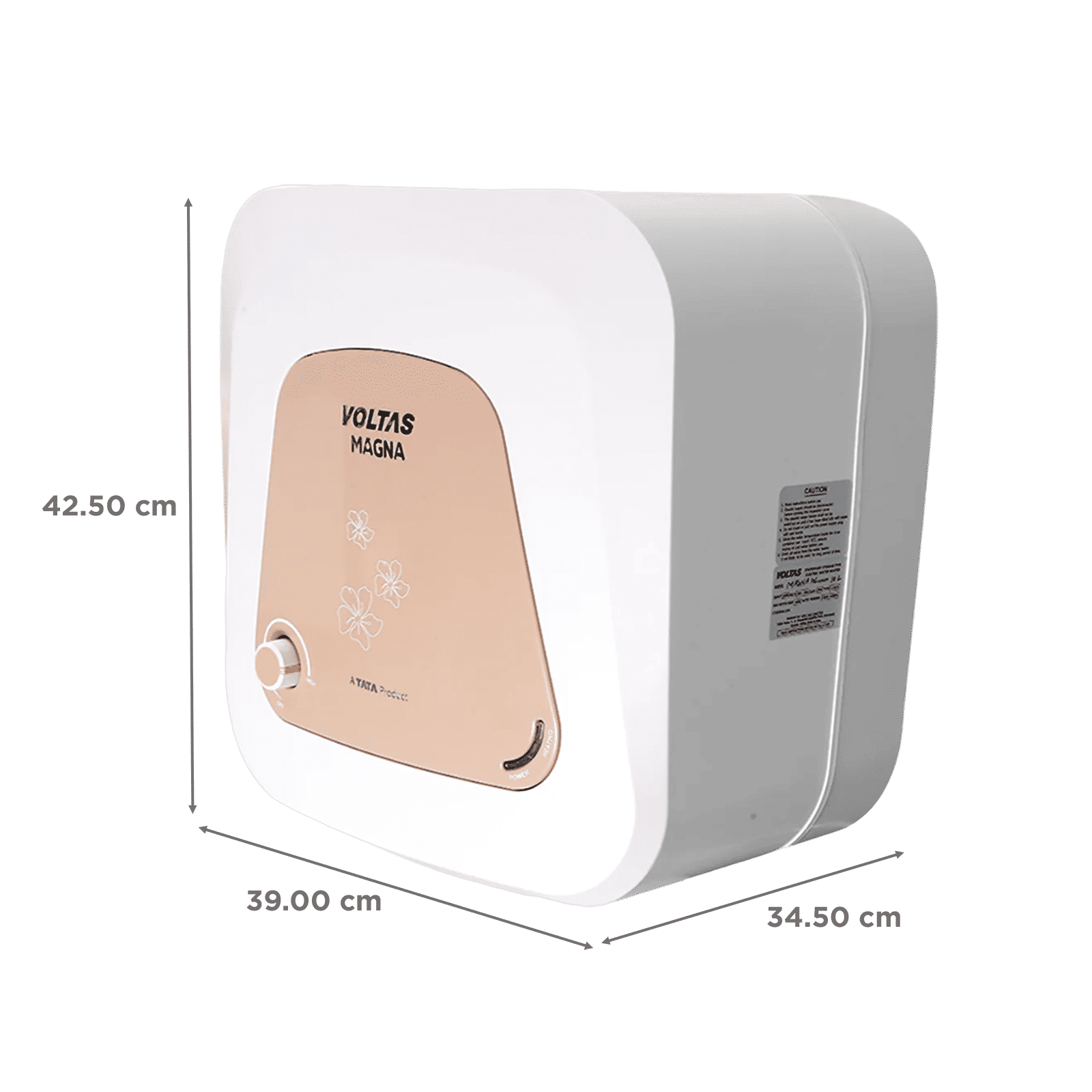 VOLTAS Magna 15 Litre 5 Star Vertical Storage Geyser with Quartzline Coating (White)_2