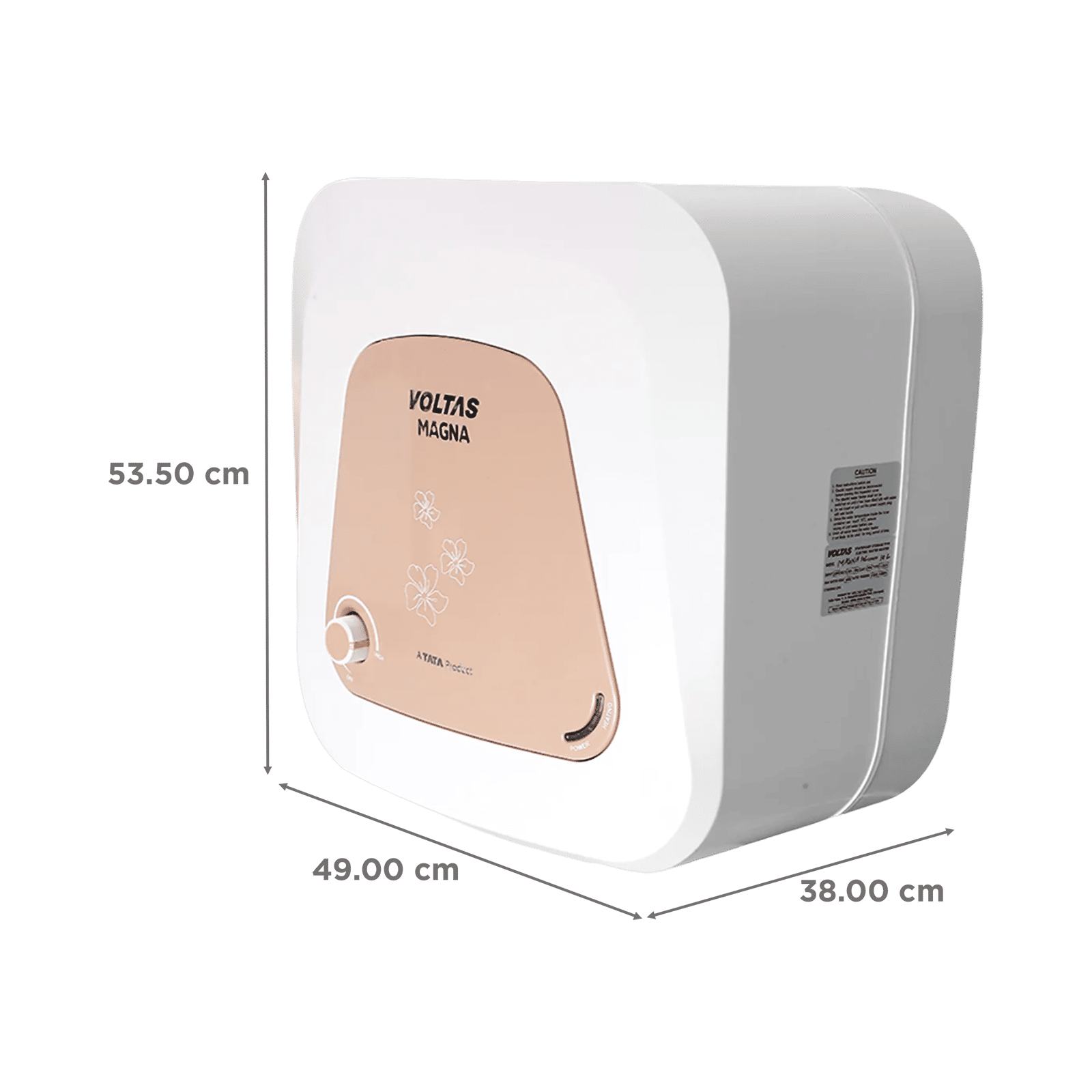 VOLTAS Magna 25 Litre 5 Star Vertical Storage Geyser with Quartzline Coating (White)_2