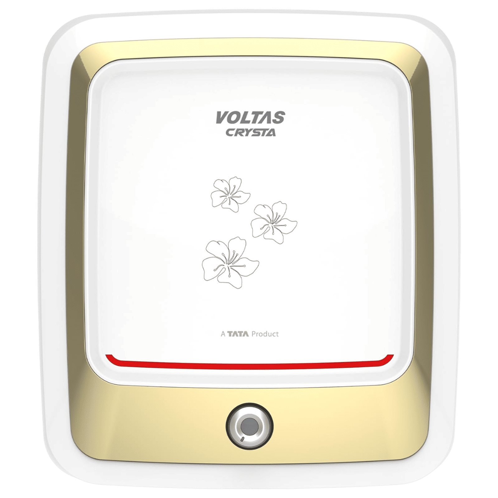 VOLTAS Crysta 25 Litre 5 Star Vertical Storage Geyser with Smart Thermostat Technology (White)_1
