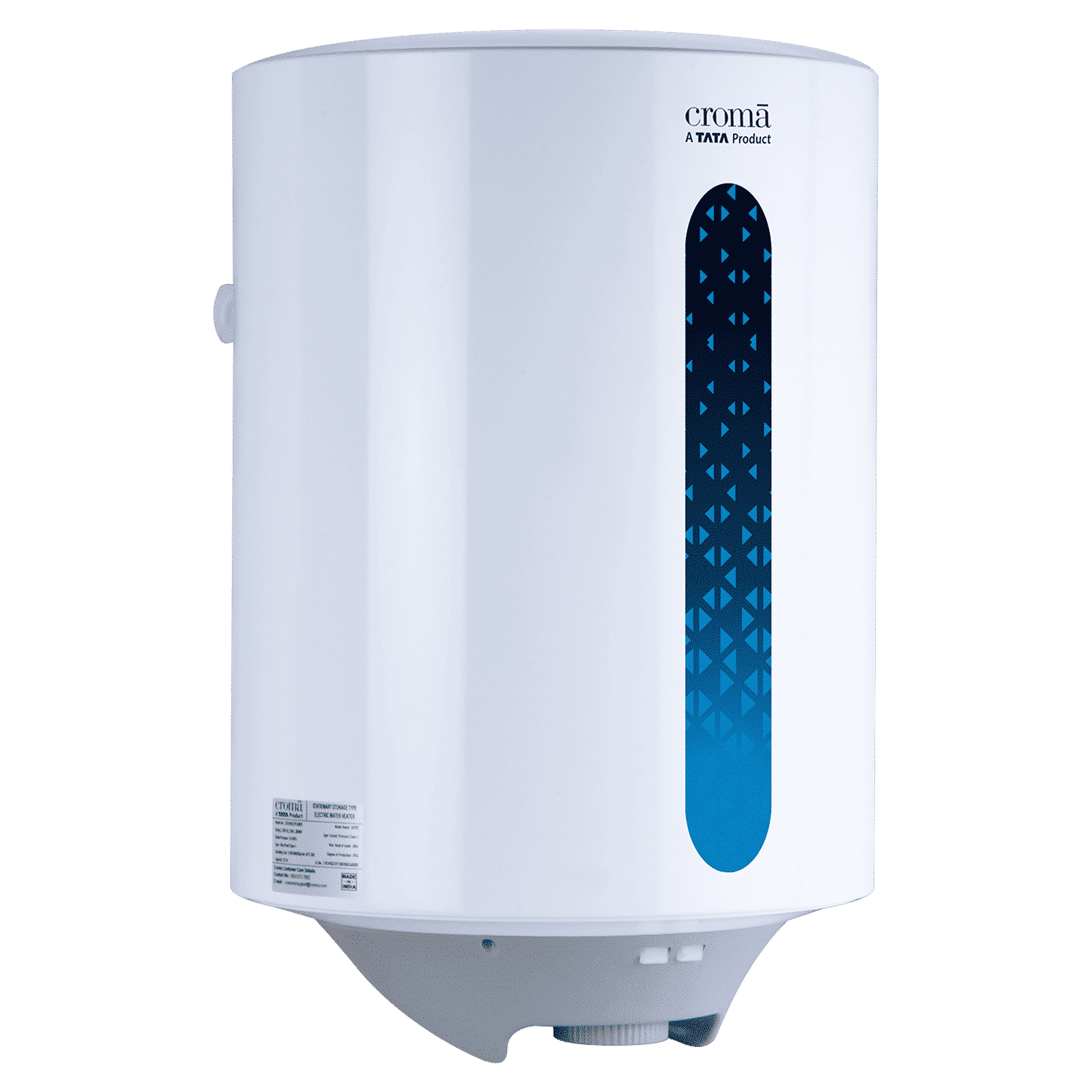 Croma AV5111 15 Litres 5 Star Vertical Storage Geyser with Temperature Control Knob (White)_14