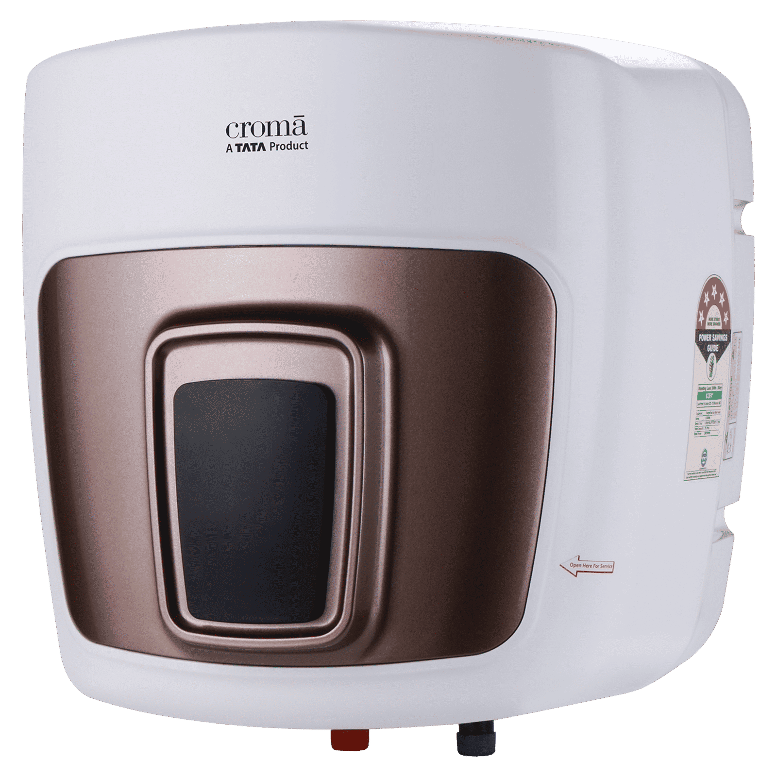 Croma AV5113 15 Litres 5 Star Vertical Storage Geyser with LED Display (White)_5