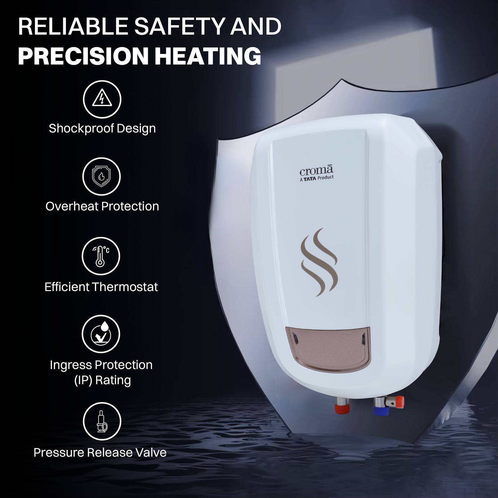 Croma AV4315 3 Litres Instant Geyser with Rustproof Design (White)_12