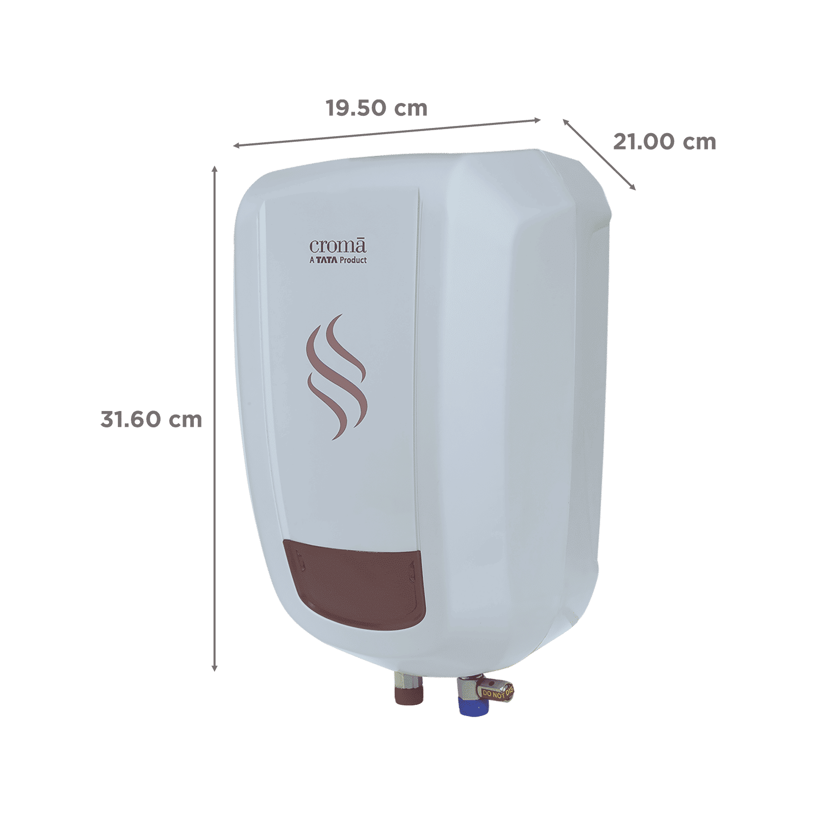 Croma AV4315 3 Litres Instant Geyser with Rustproof Design (White)_2