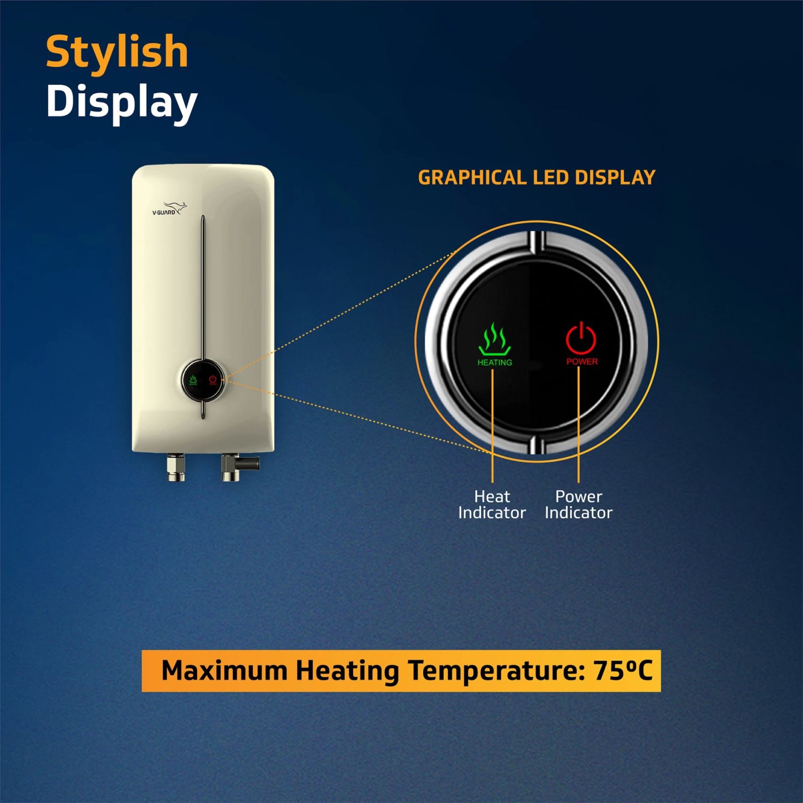 V-GUARD Victo 3 Litre Vertical Instant Geyser with Four Layered Safety Mechanism (Ivory)_6