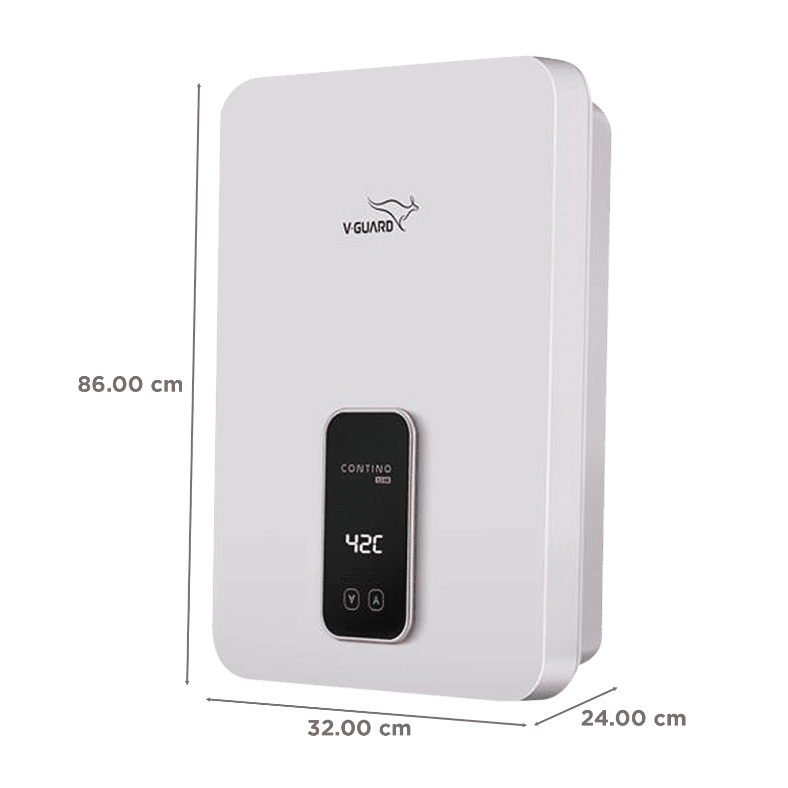 V-GUARD Contino 7 KW Tankless Vertical Instant Geyser with Dual Thermal Protection (White) V-GUARD Contino 7 KW Tankless Vertical Instant Geyser with Dual Thermal Protection (White)_2