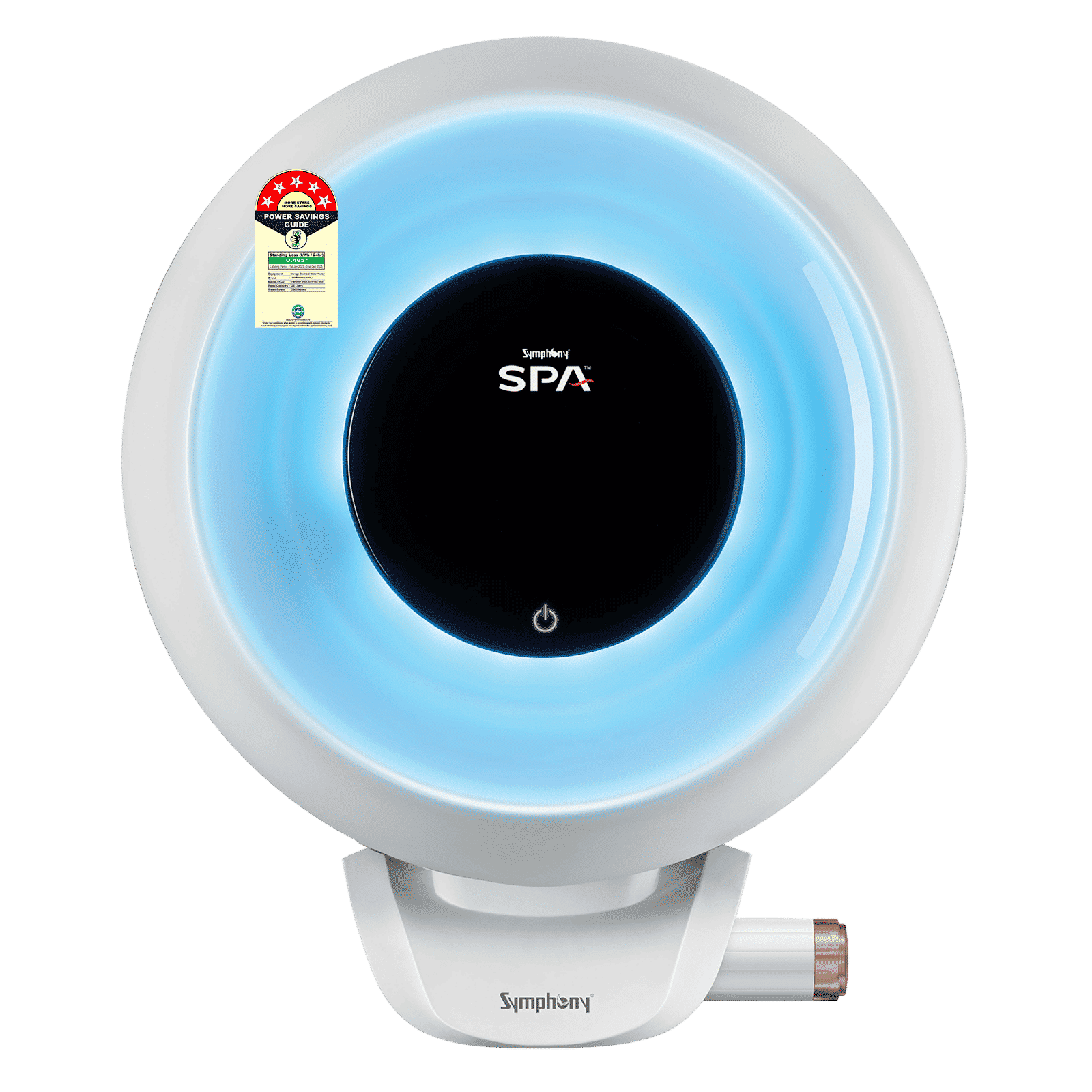 Symphony SPA 25 Litre 5 Star Vertical Storage Geyser with PUROPOD 9-Layer Advanced Water Filtration Technology (White & Grey) Symphony SPA 25 Litre 5 Star Vertical Storage Geyser with PUROPOD 9-Layer Advanced Water Filtration Technology (White & Grey)_1