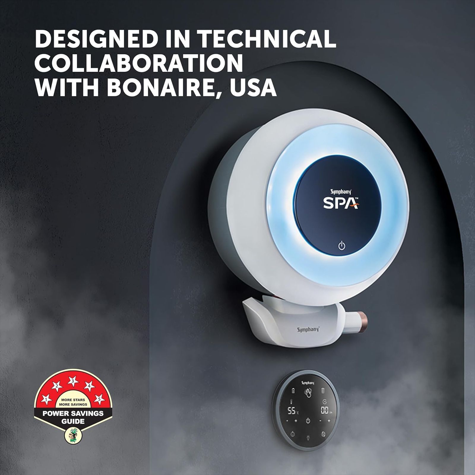 Symphony SPA 25 Litre 5 Star Vertical Storage Geyser with PUROPOD 9-Layer Advanced Water Filtration Technology (White & Grey) Symphony SPA 25 Litre 5 Star Vertical Storage Geyser with PUROPOD 9-Layer Advanced Water Filtration Technology (White & Grey)_9