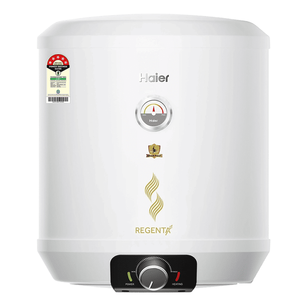 Haier REGENTA 15 Litre 5 Star Vertical Storage Geyser with RSC Technology (White)_1