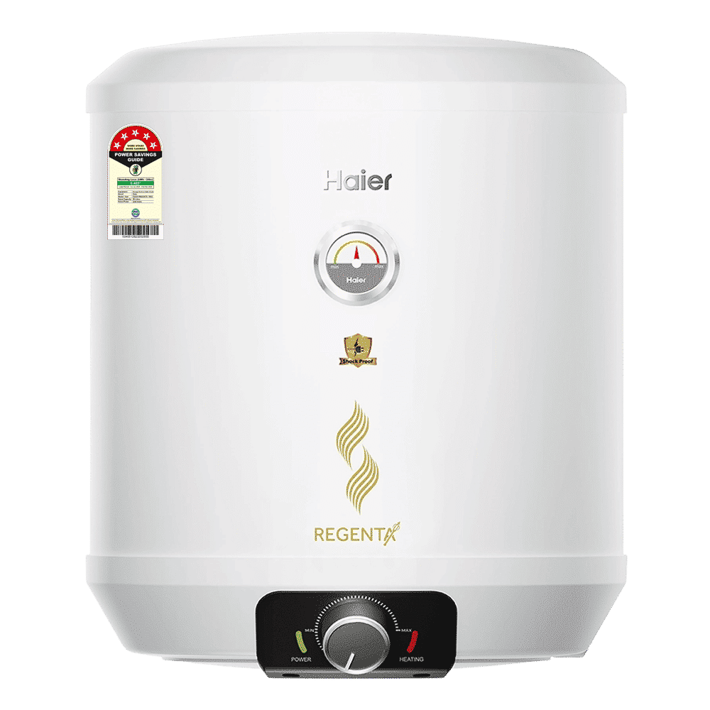 Haier REGENTA 25 Litre 5 Star Vertical Storage Geyser with RSC Technology (White) Haier REGENTA 25 Litre 5 Star Vertical Storage Geyser with RSC Technology (White)_1
