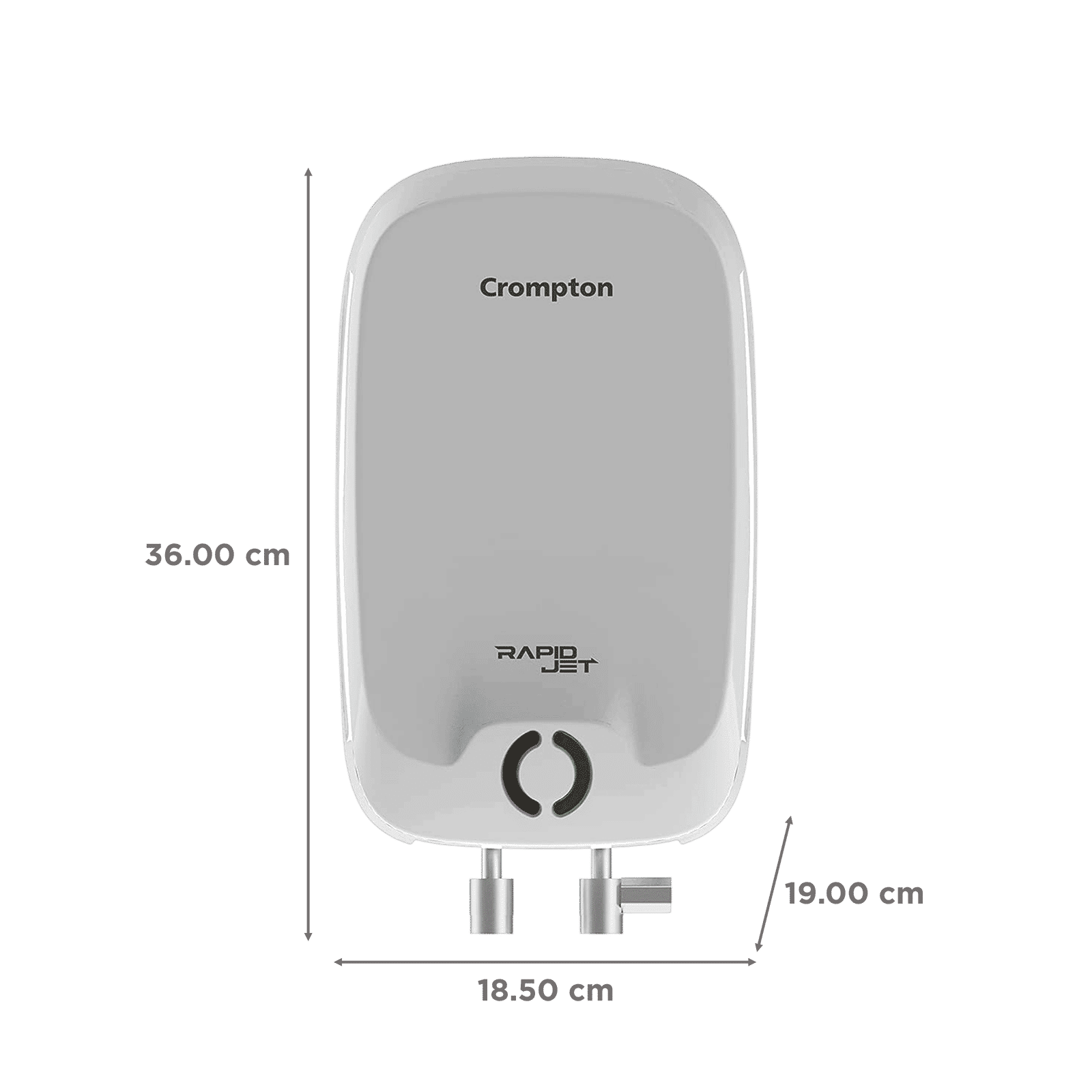 Crompton Rapid Jet 3 Litre 5 Star Vertical Instant Geyser with Advanced 4 Level Safety (White) Crompton Rapid Jet 3 Litre 5 Star Vertical Instant Geyser with Advanced 4 Level Safety (White)_2