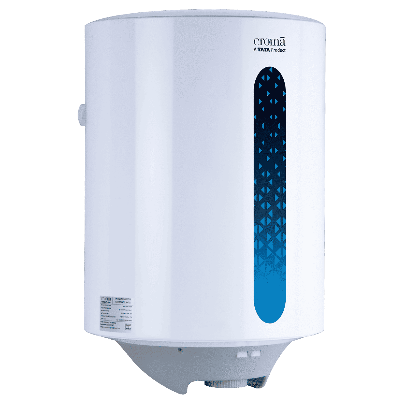 Croma AV5117 25 Litres 5 Star Vertical Storage Geyser with Temperature Control Knob (White)_5