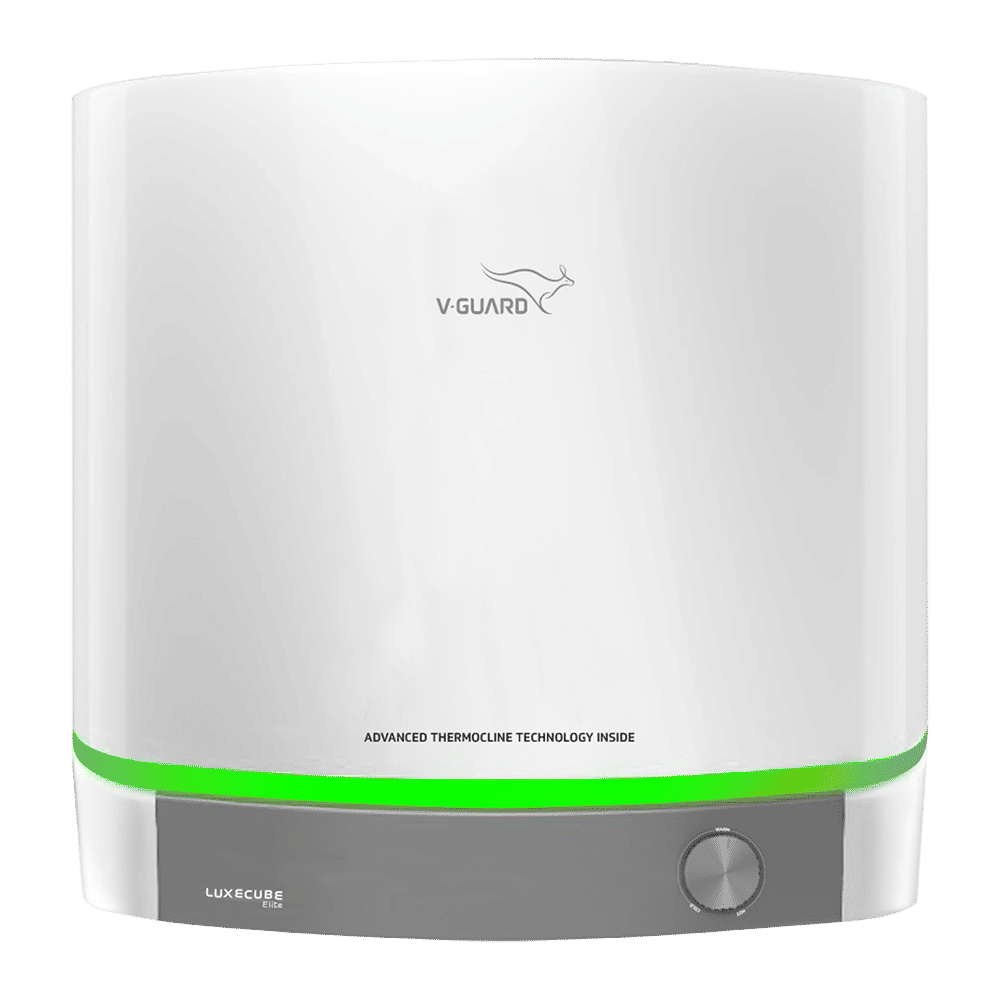 V-GUARD LUXECUBE ELITE 25 Litre 5 Star Vertical Storage Water Geyser with Advanced Thermocline Technology (White)_3