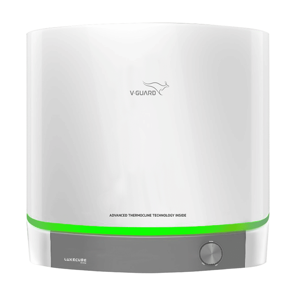 V-GUARD LUXECUBE ELITE 10 Litre 5 Star Vertical Storage Water Geyser with Advanced Thermocline Technology (White)_3