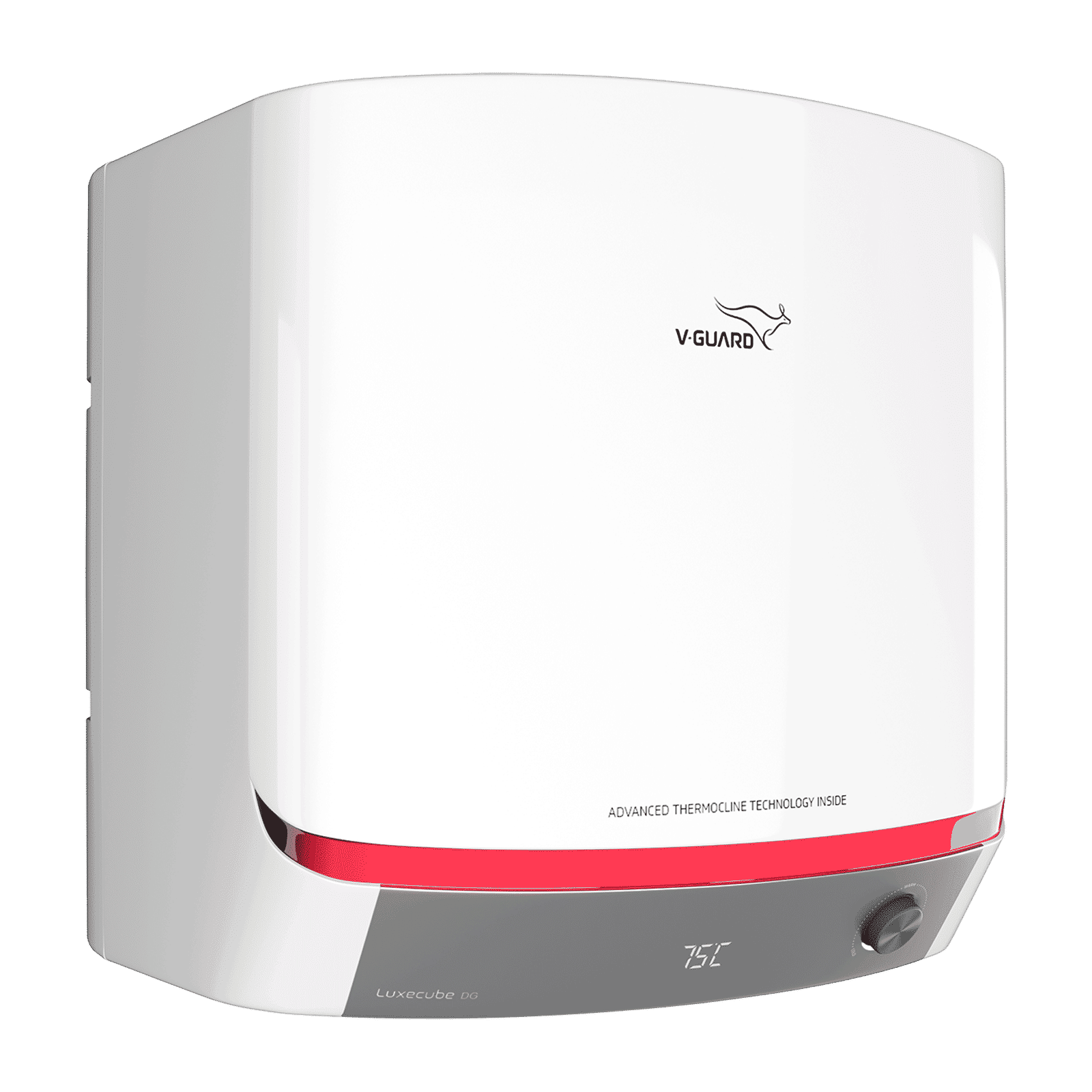 V-GUARD LUXECUBE DG 25 Litre 5 Star Vertical Storage Geyser with Advanced Thermocline Technology (White)_3