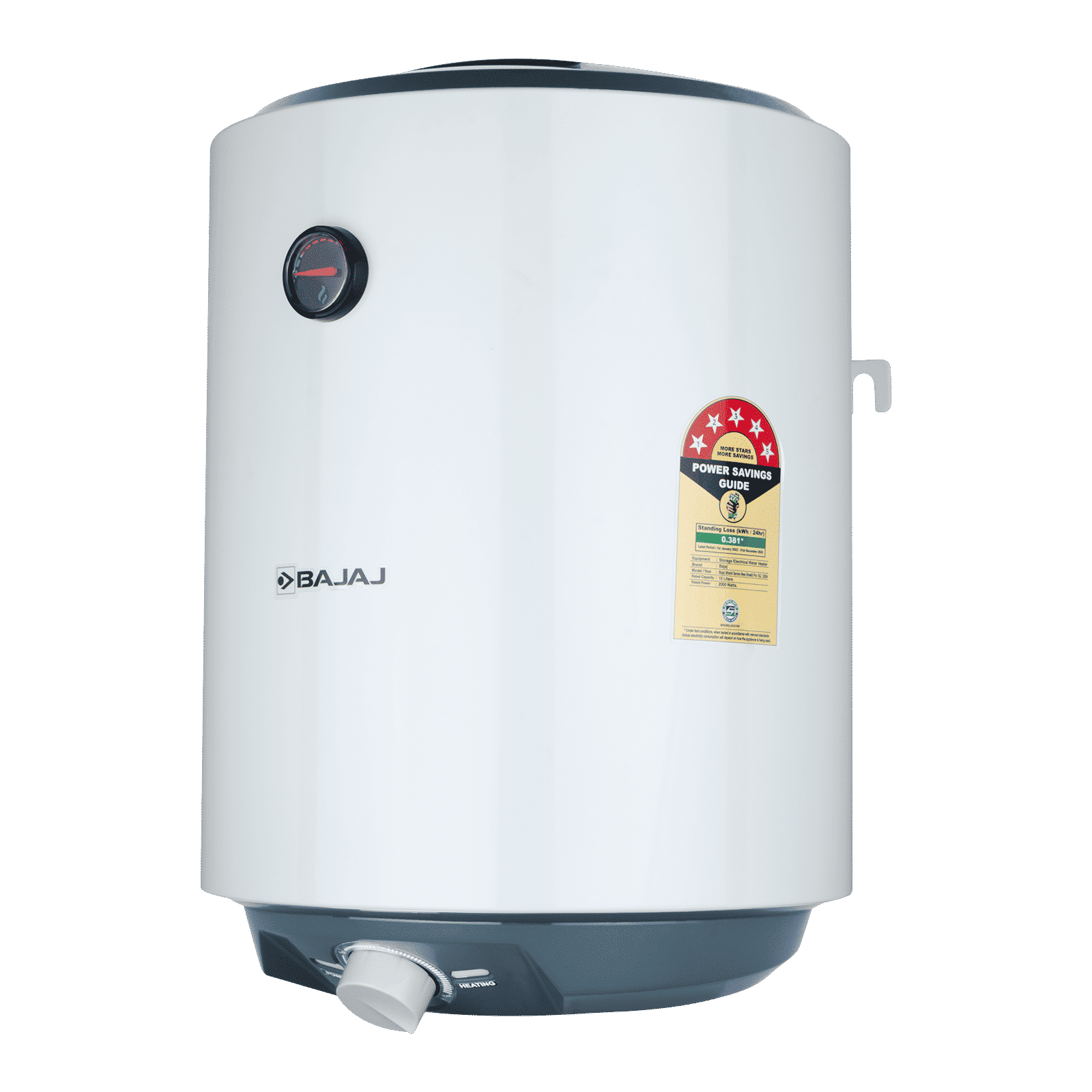BAJAJ Shield New Shakti Pro 15 Litre Vertical Storage Geyser with Swirlflow Technology (White)_4