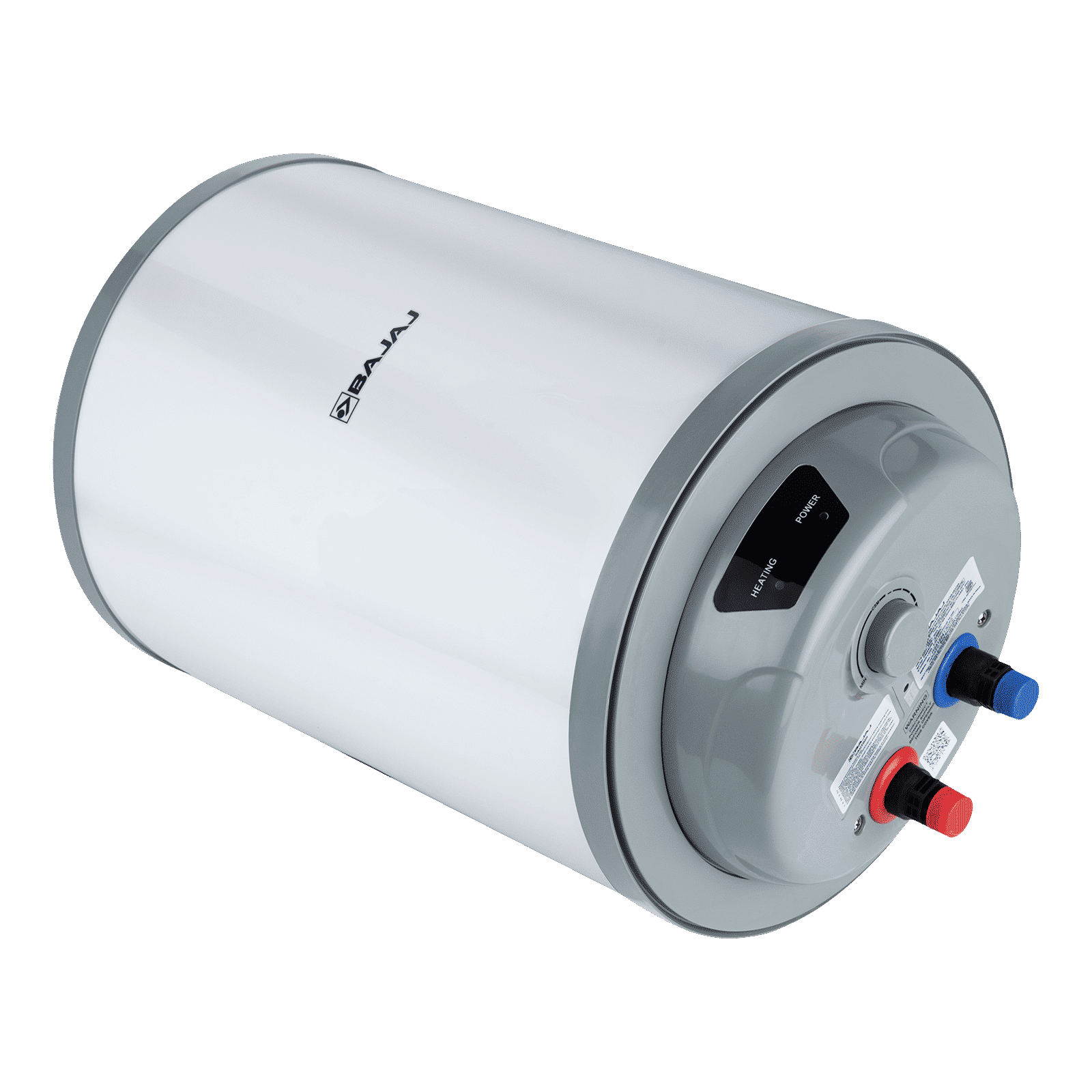 BAJAJ Shield Crest Plus 15 Litre 5 Star Vertical Storage Geyser with Swirlflow Technology (White & Grey) BAJAJ Shield Crest Plus 15 Litre 5 Star Vertical Storage Geyser with Swirlflow Technology (White & Grey)_3