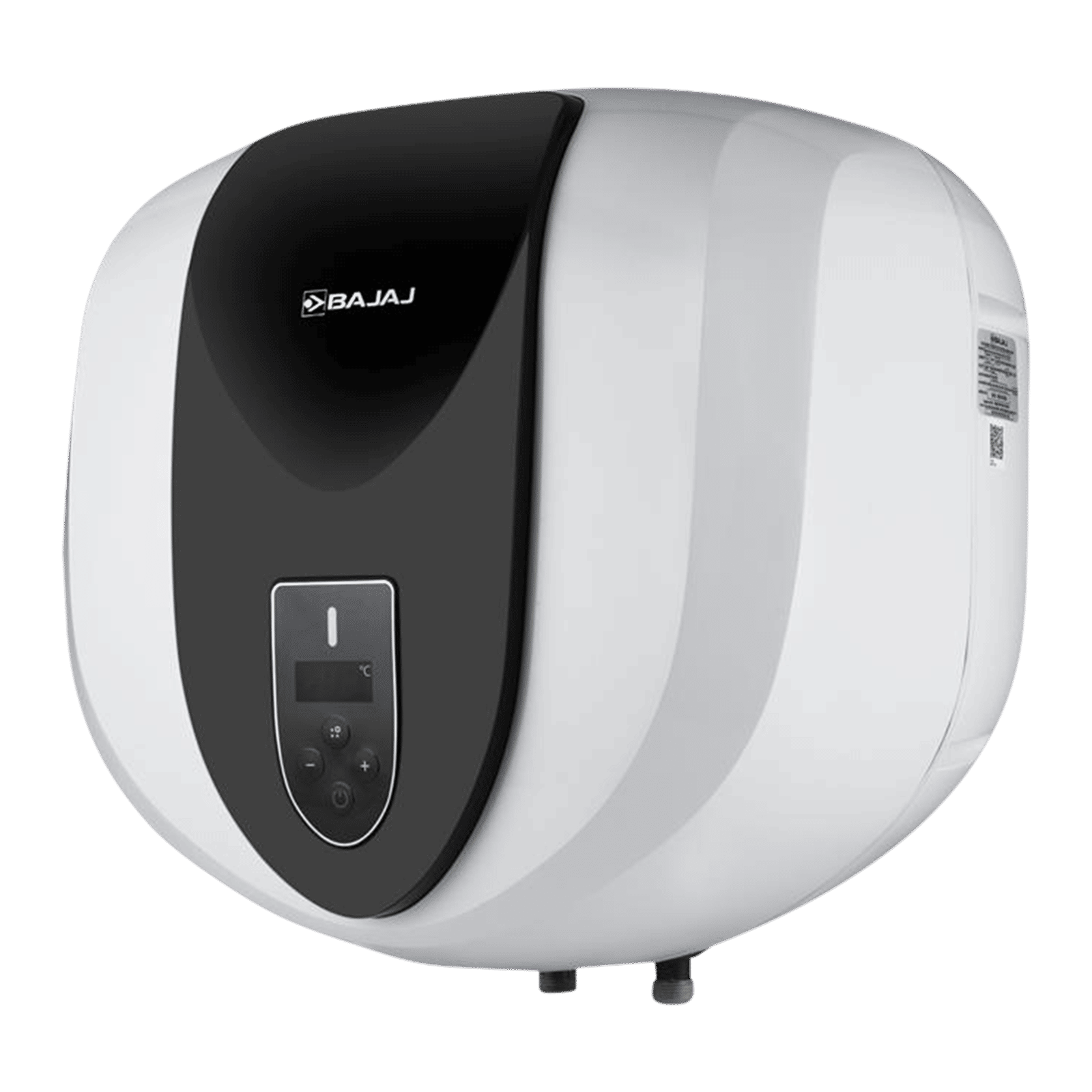 BAJAJ Eternal Pentacle Digi 25 Litre 5 Star Vertical Storage Geyser with Swirlflow Technology (White & Black)_4