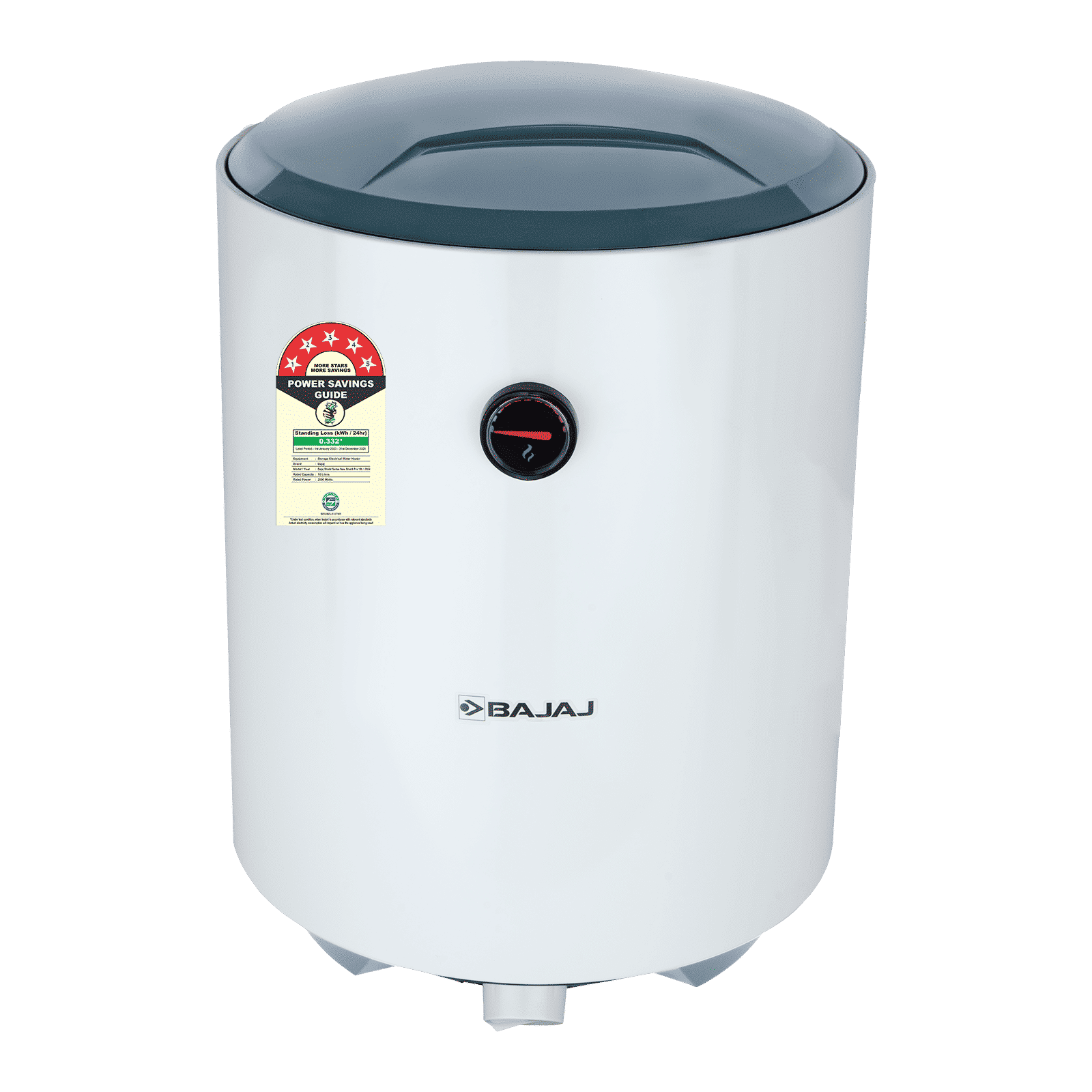 BAJAJ Shield New Shakti Pro 10 Litre Vertical Storage Geyser with Swirlflow Technology (White)_1