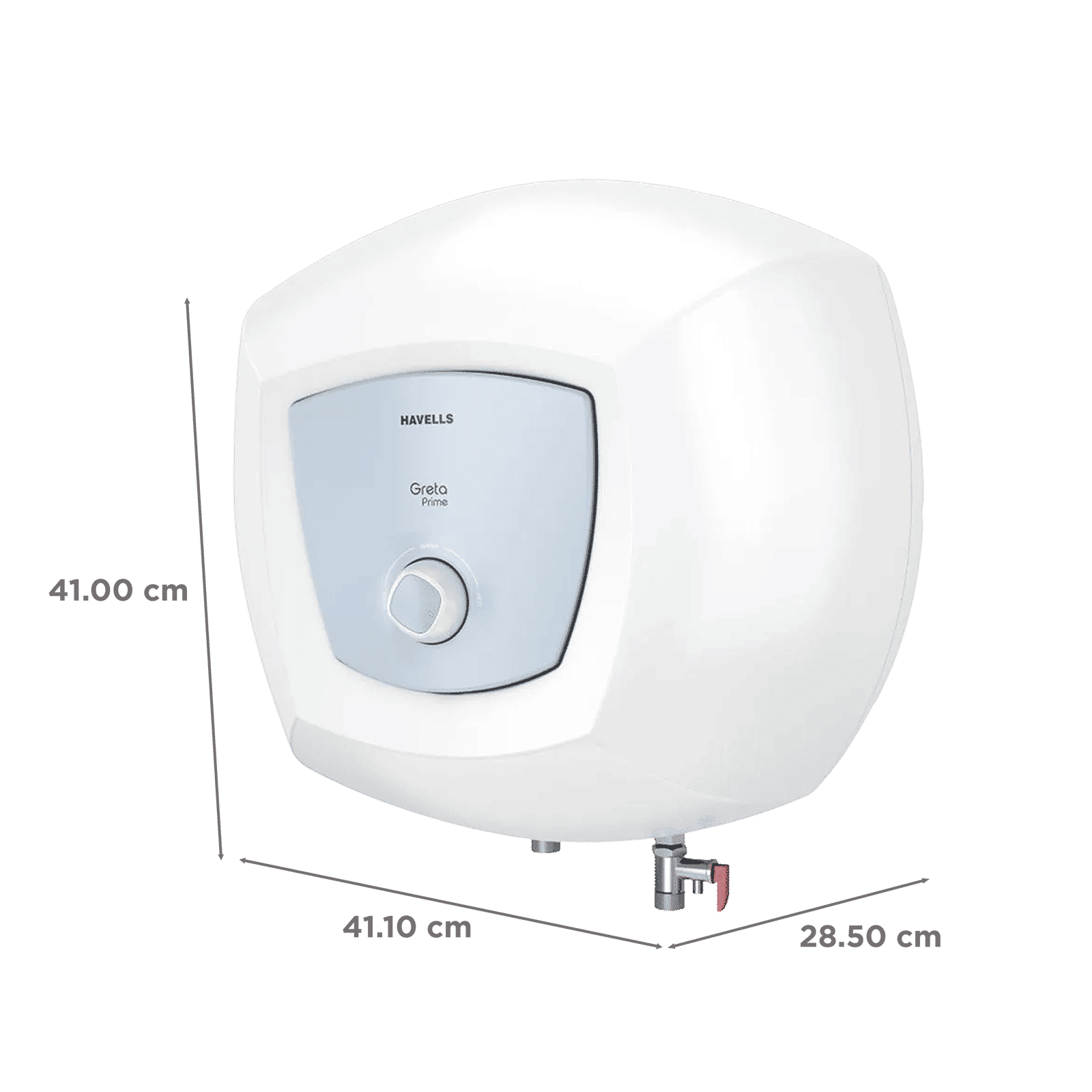 HAVELLS Greta Prime 10 Litre 5 Star Vertical Storage Geyser with Whirlflow Technology (White & Blue)_2