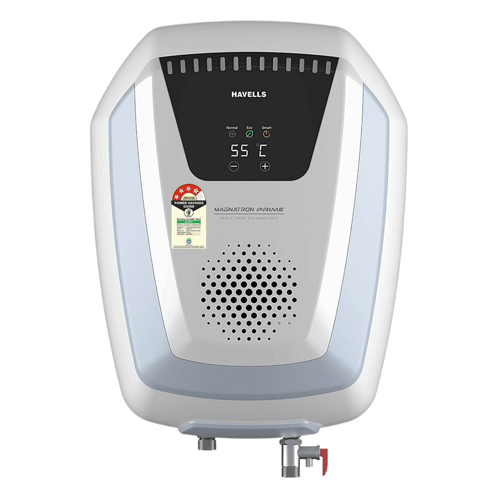 HAVELLS Magnatron Prime 15 Litres 4 Star Storage Geyser with Induction Technoloy (White & Blue) HAVELLS Magnatron Prime 15 Litres 4 Star Storage Geyser with Induction Technoloy (White & Blue)_1