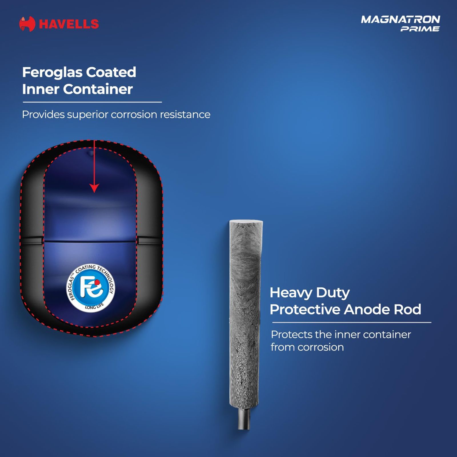 HAVELLS Magnatron Prime 15 Litres 4 Star Storage Geyser with Induction Technoloy (White & Blue) HAVELLS Magnatron Prime 15 Litres 4 Star Storage Geyser with Induction Technoloy (White & Blue)_11