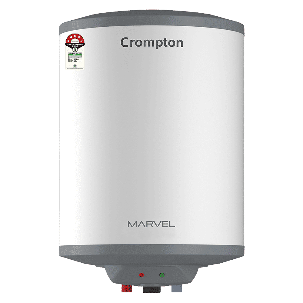 Crompton Marvel 6 Litre Vertical Storage Geyser with Anti-Scale Technology (White)_1