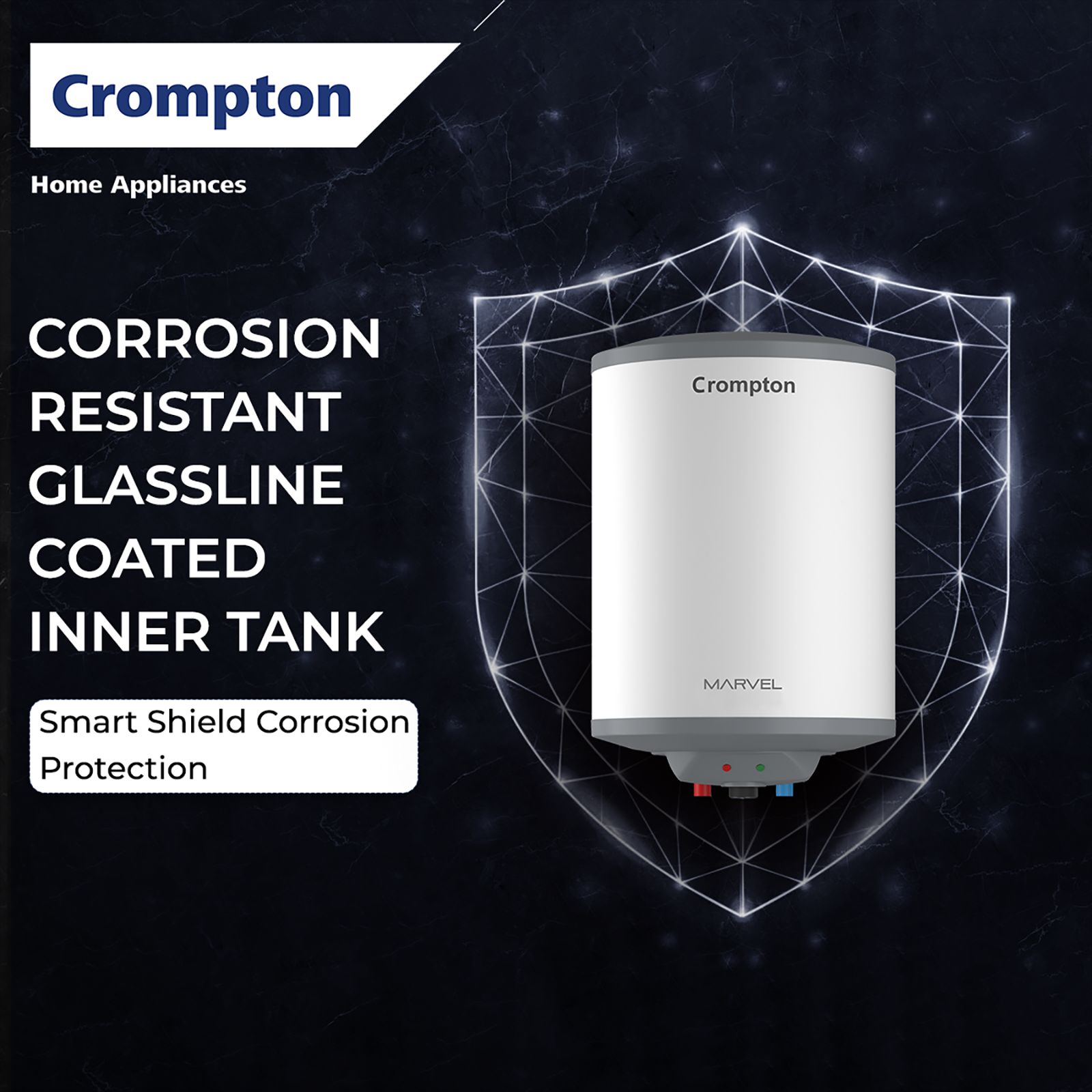 Crompton Marvel 6 Litre Vertical Storage Geyser with Anti-Scale Technology (White)_5