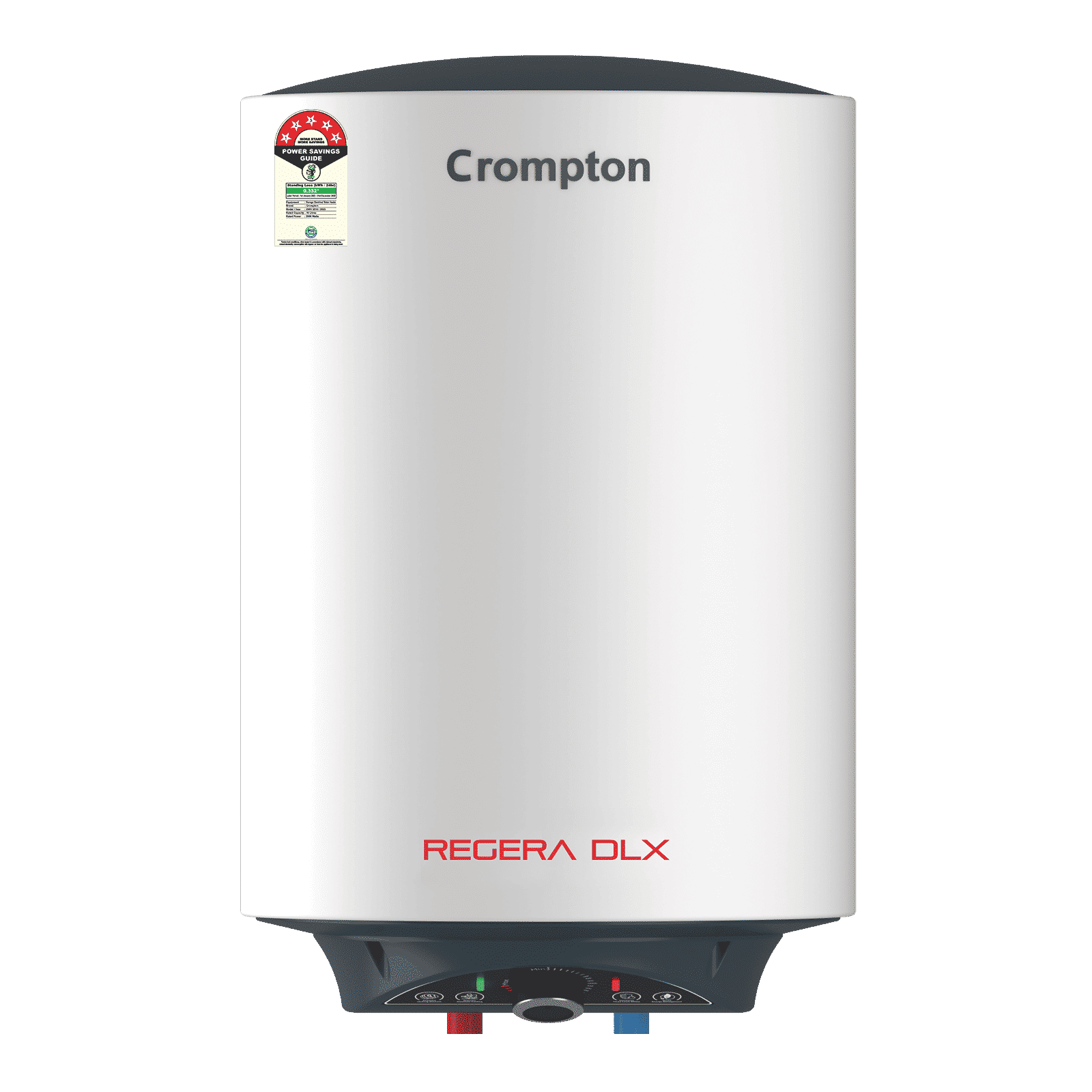 Crompton Regera DLX 10 Litre 5 Star Vertical Storage Geyser with Anti Scale Technology (Blue & White)_1